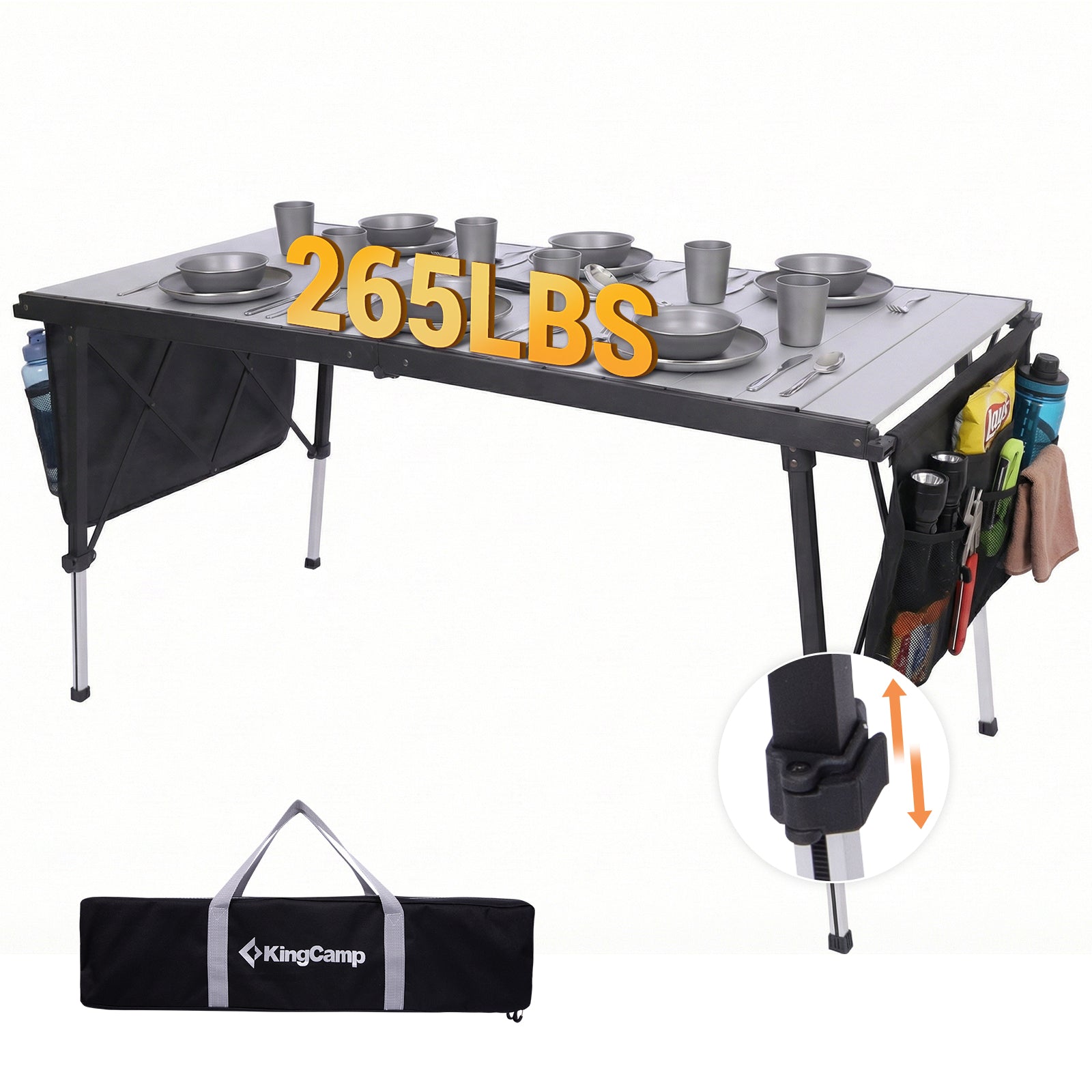 KingCamp GRANITE C14070 Folding Camping Table