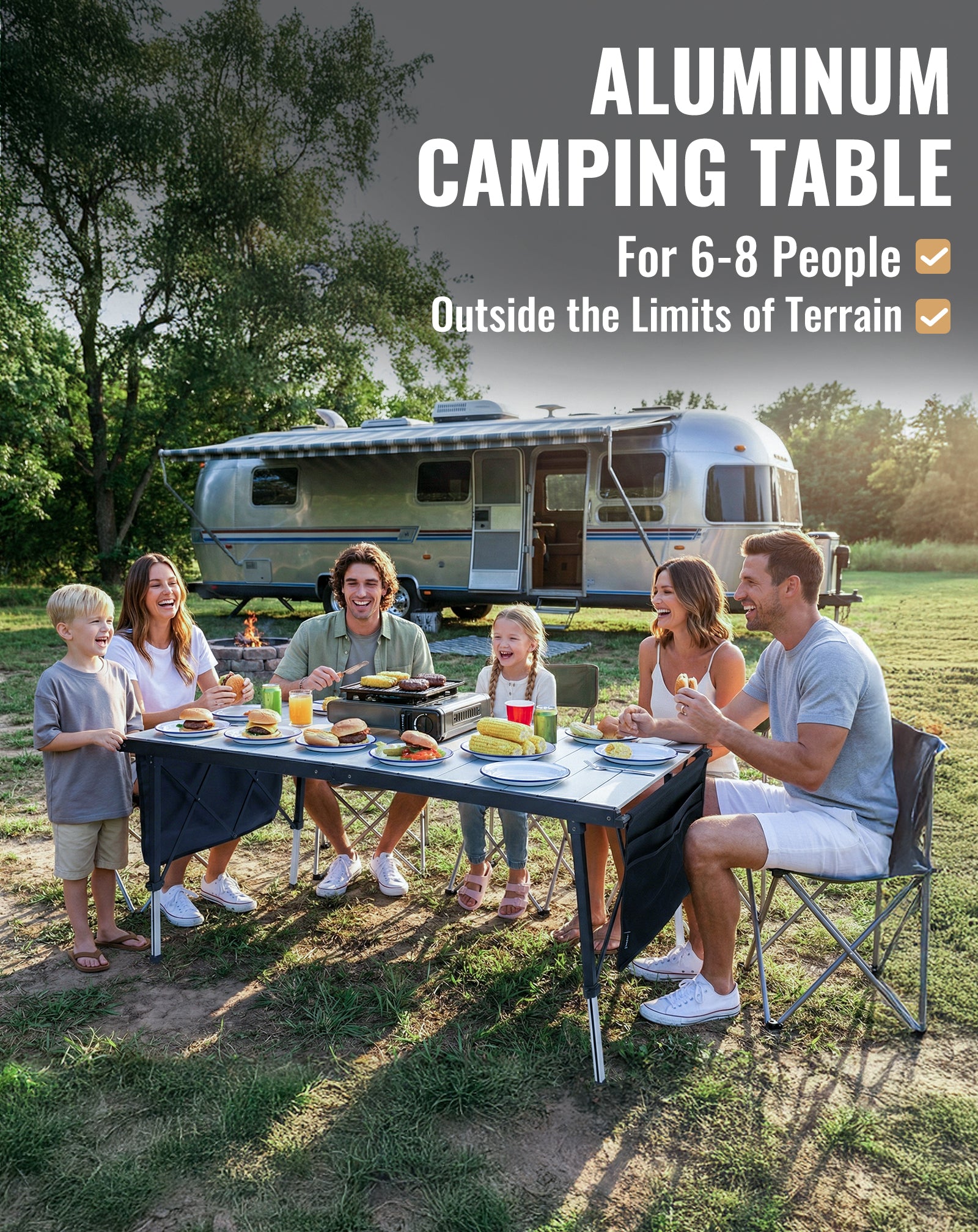 KingCamp GRANITE C14070 Folding Camping Table
