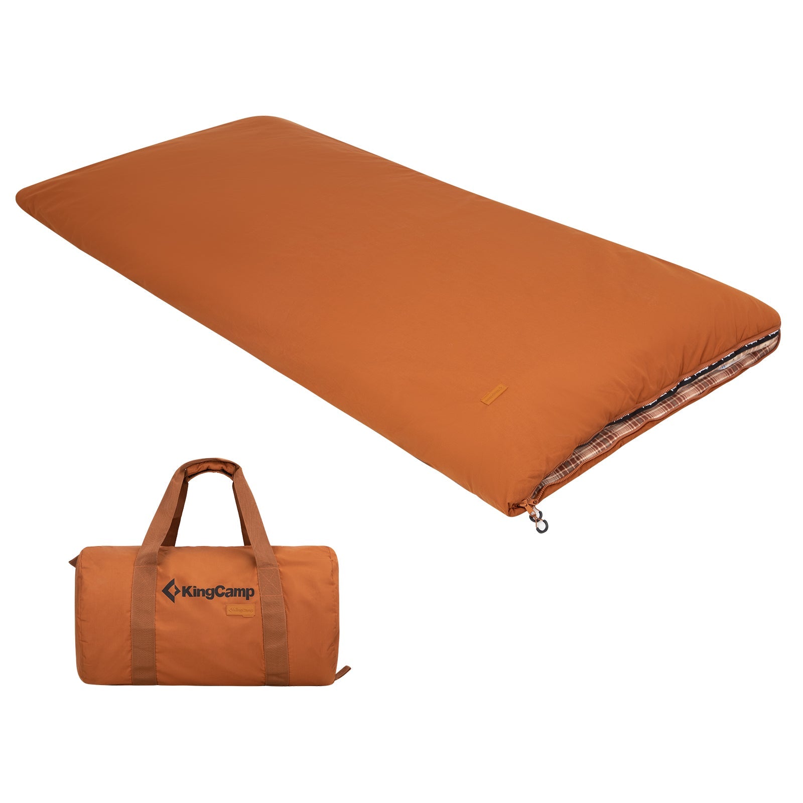 KingCamp TOPANGA 400 Flannel Rectangle Sleeping Bag