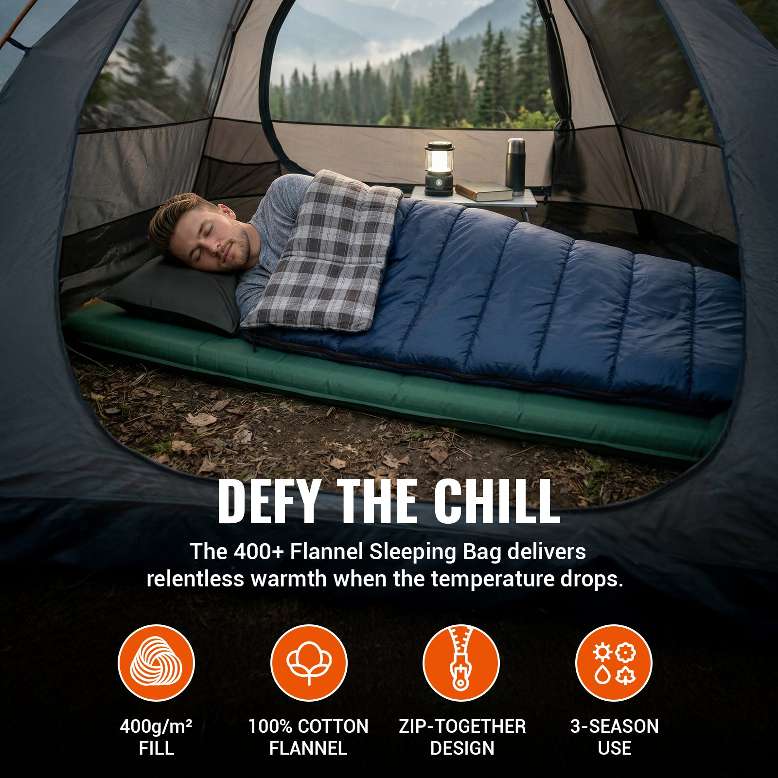 SNOWFLAKE 400+ Single Sleeping Bag
