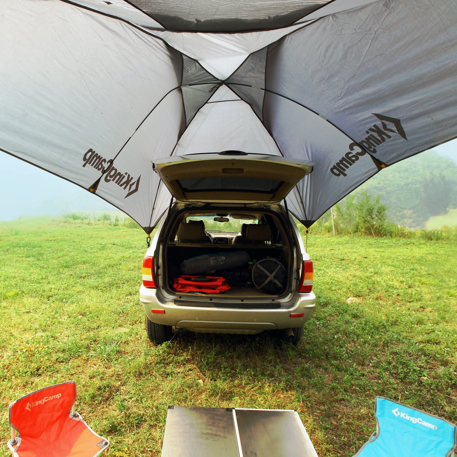 Large Size Compass SUV Car Awning Shelter