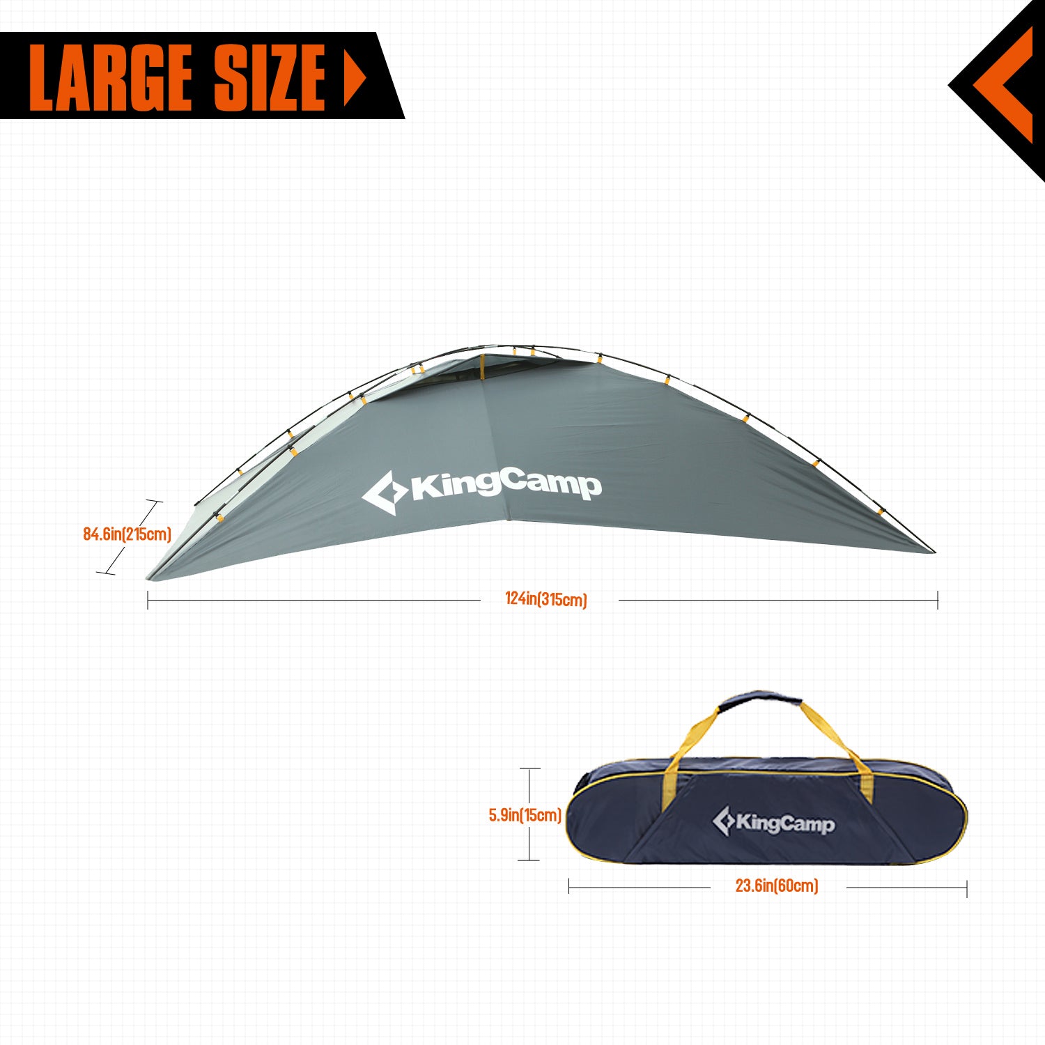 Large Size Compass SUV Car Awning Shelter