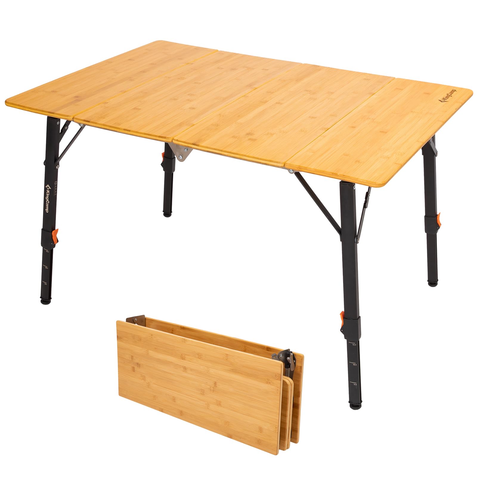 KingCamp BAMBOO P8060 Folding Bamboo Table