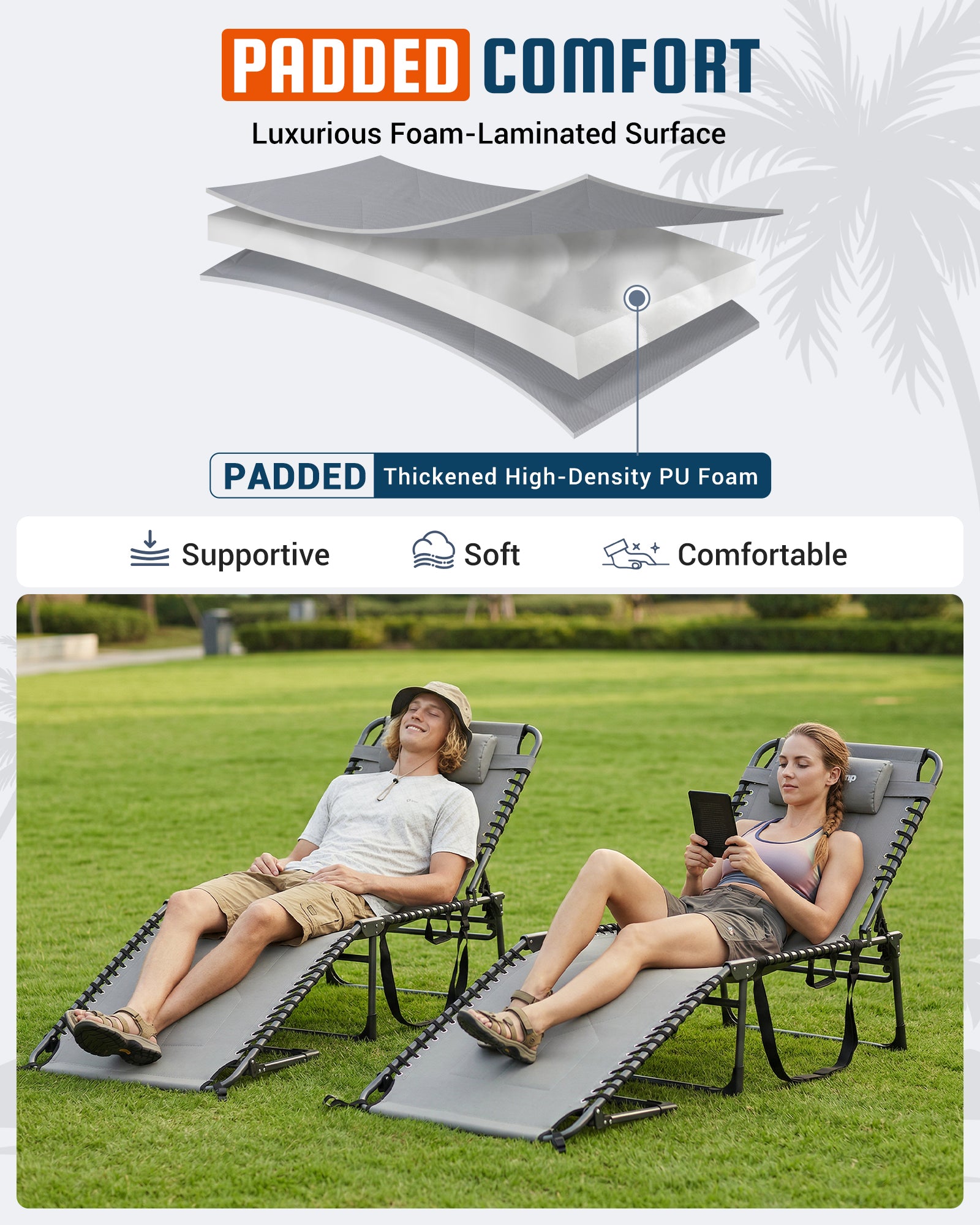 MAGNOLIA B40 Oversized Padded Lounge Chair