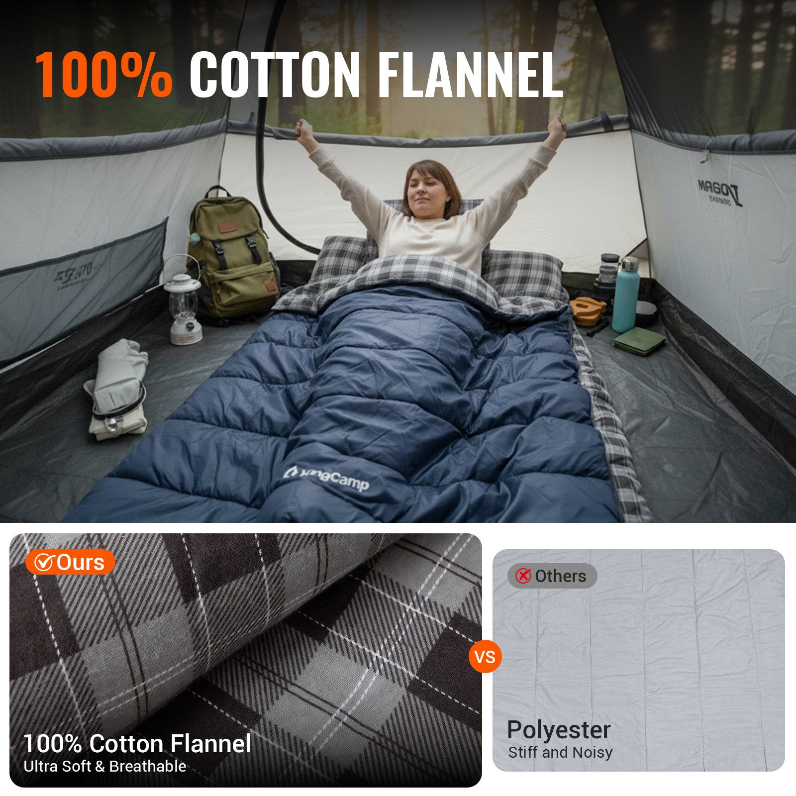 SNOWFLAKE 300D+ Double Sleeping Bag