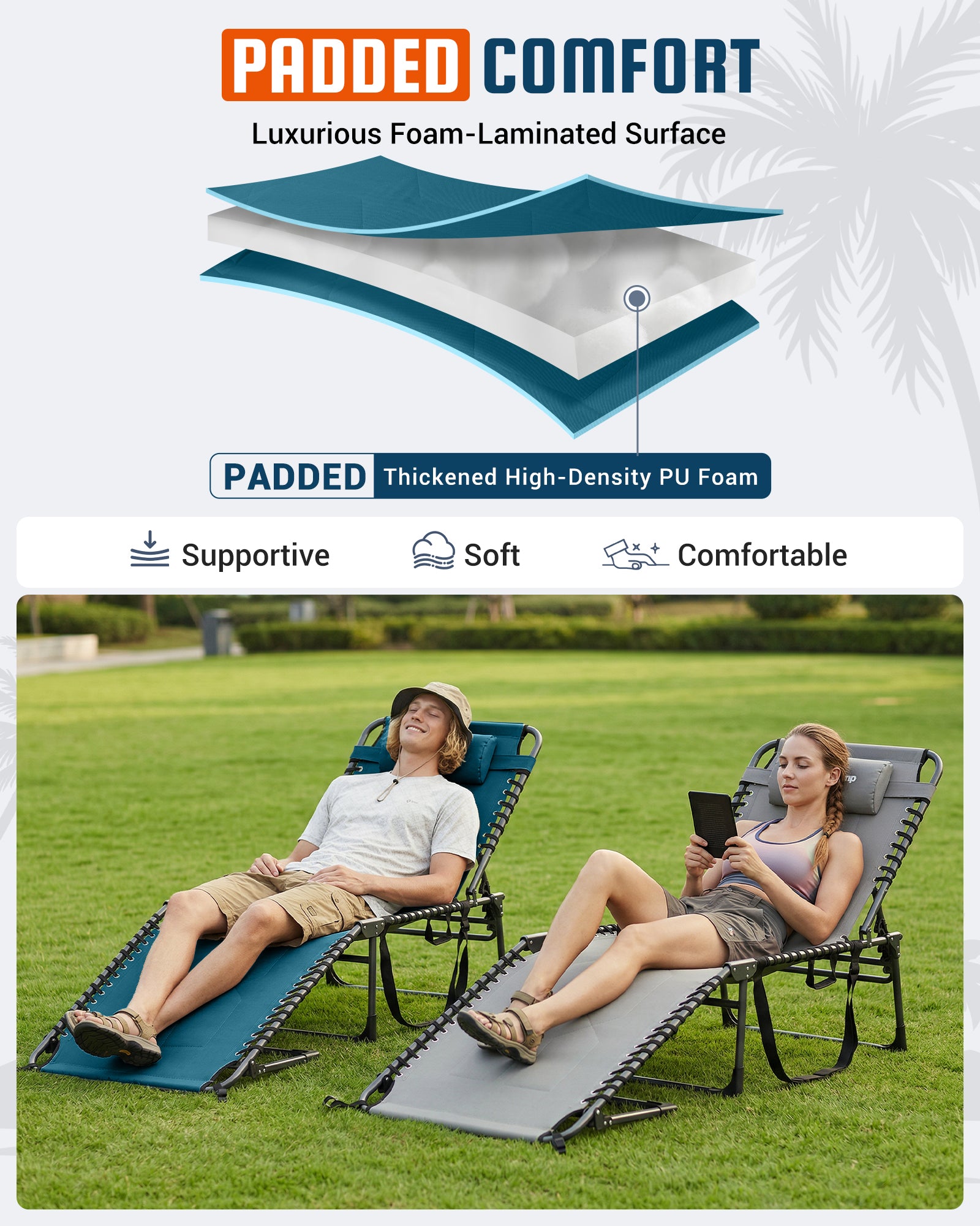 MAGNOLIA B40 Oversized Padded Lounge Chair