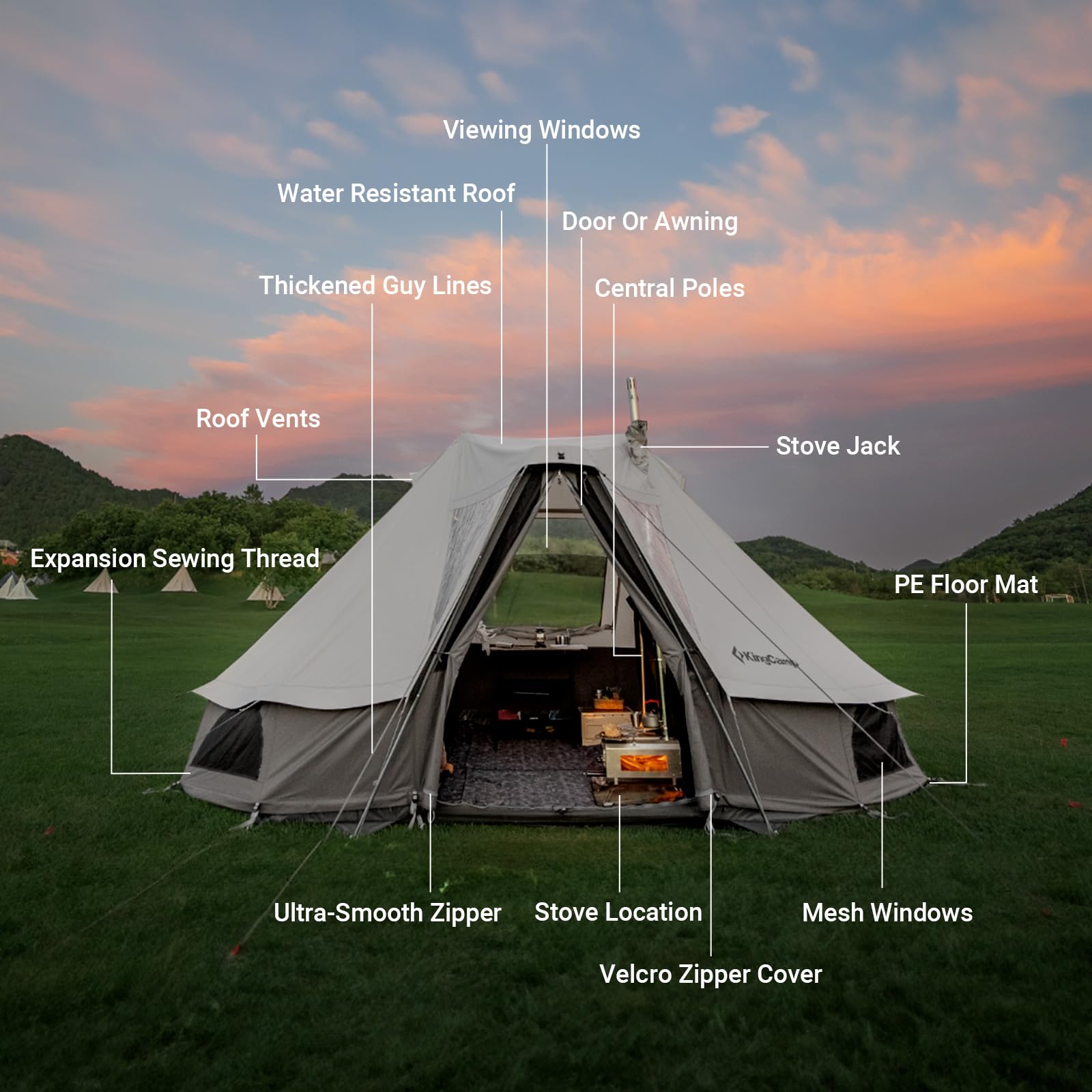 KingCamp Khan Villa Tent