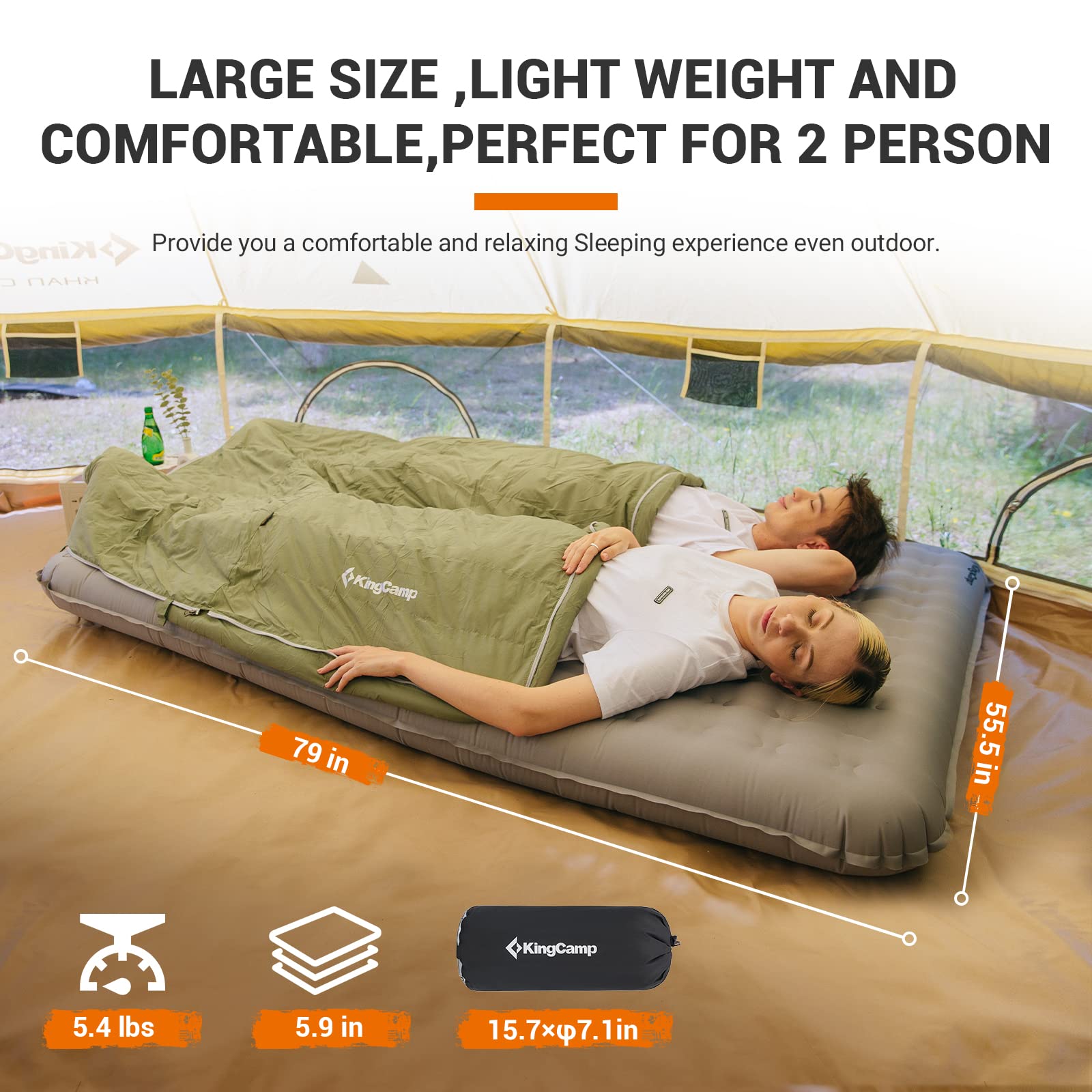 Double Thick Inflatable Mattress