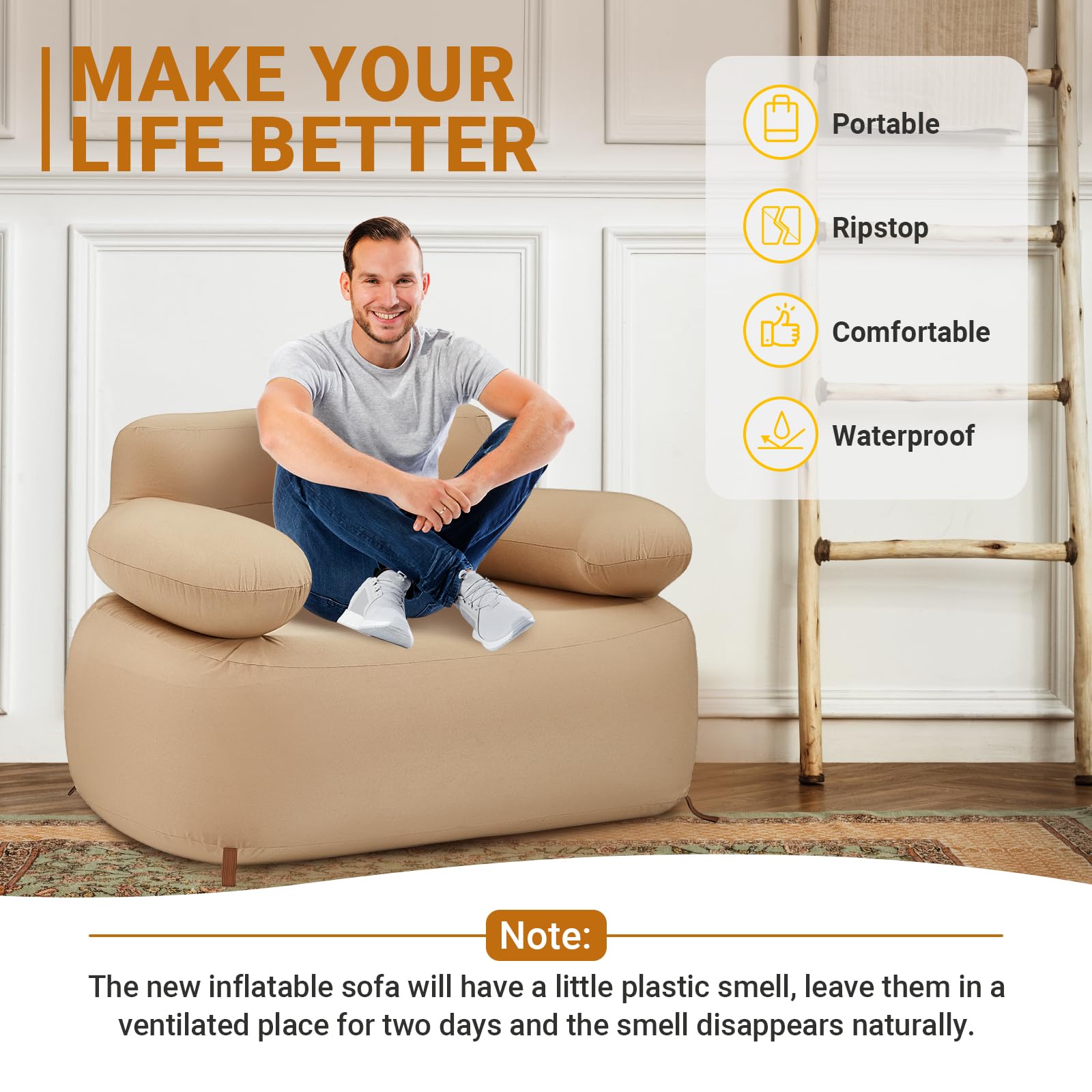 Premium Single Inflatable Sofa Set