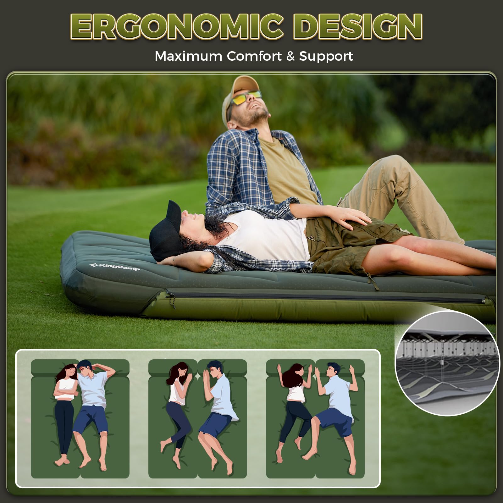 KingCamp GORGEOUS DOUBLE 17 Double Air Pad