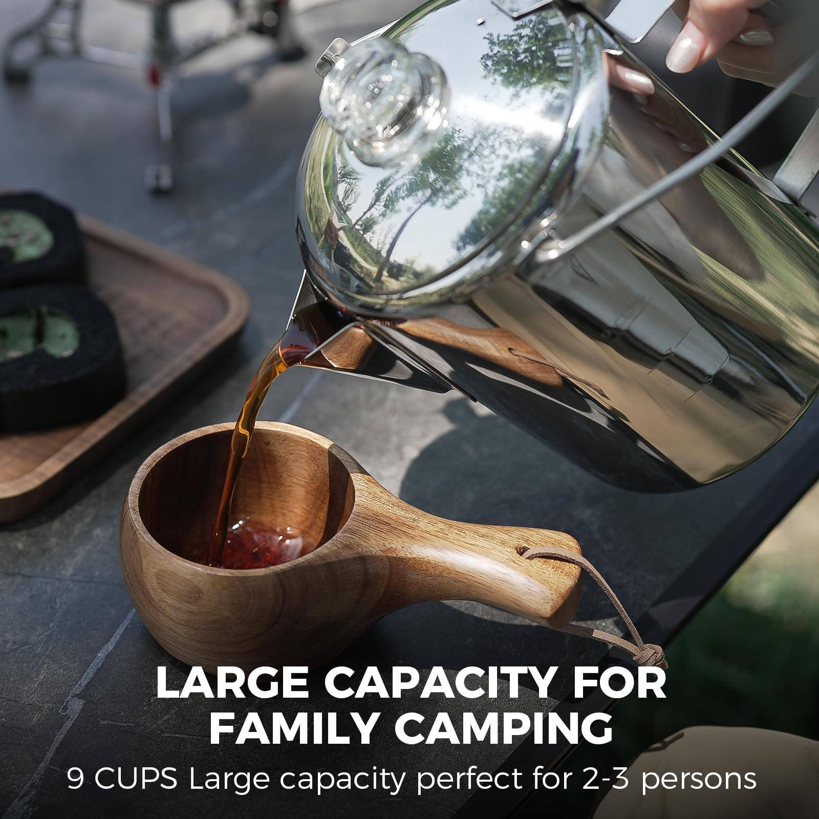 KingCamp Percolator Coffee Pot