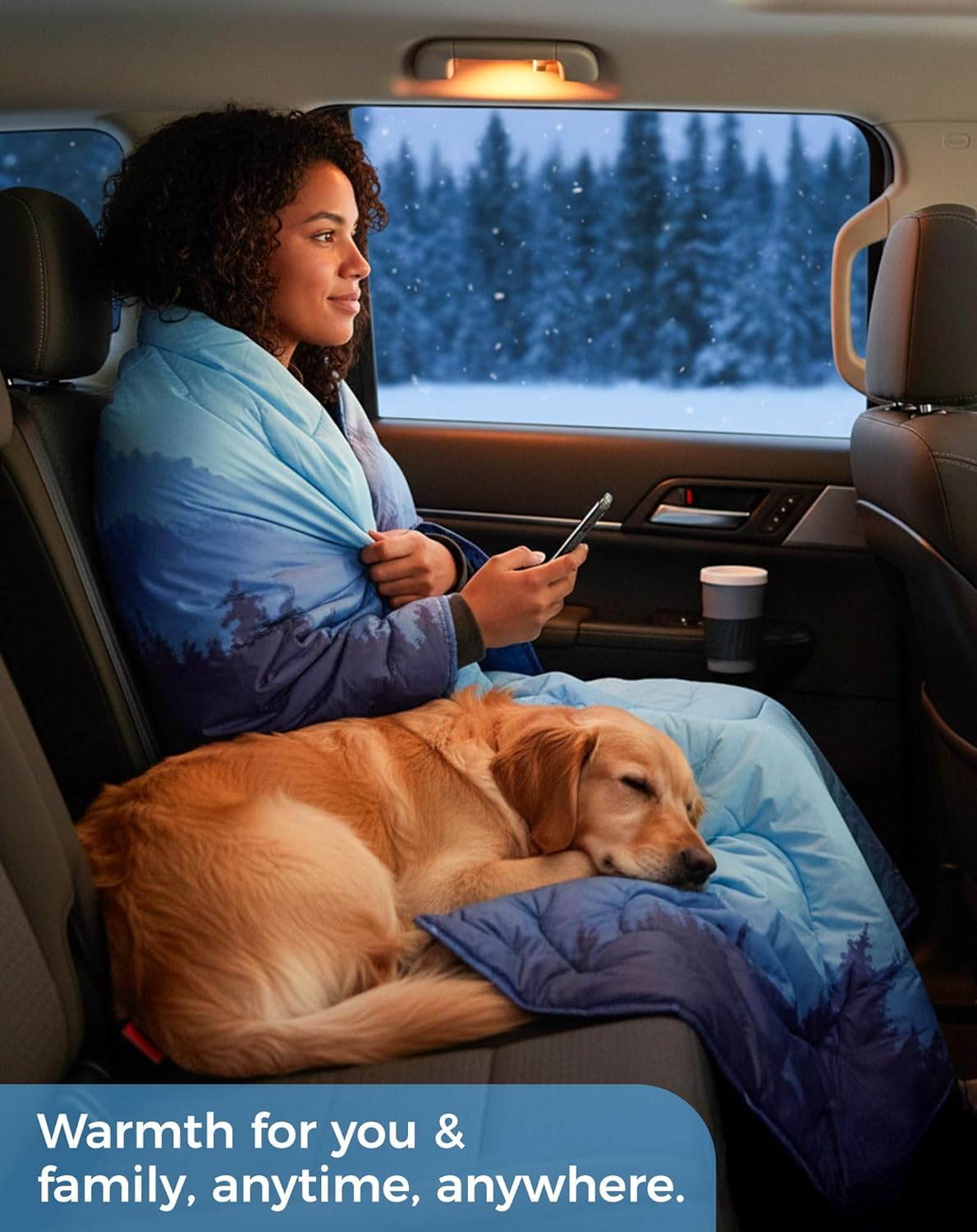 KingCamp BLANKET SMART 150 XL Lightweight Camping Blanket