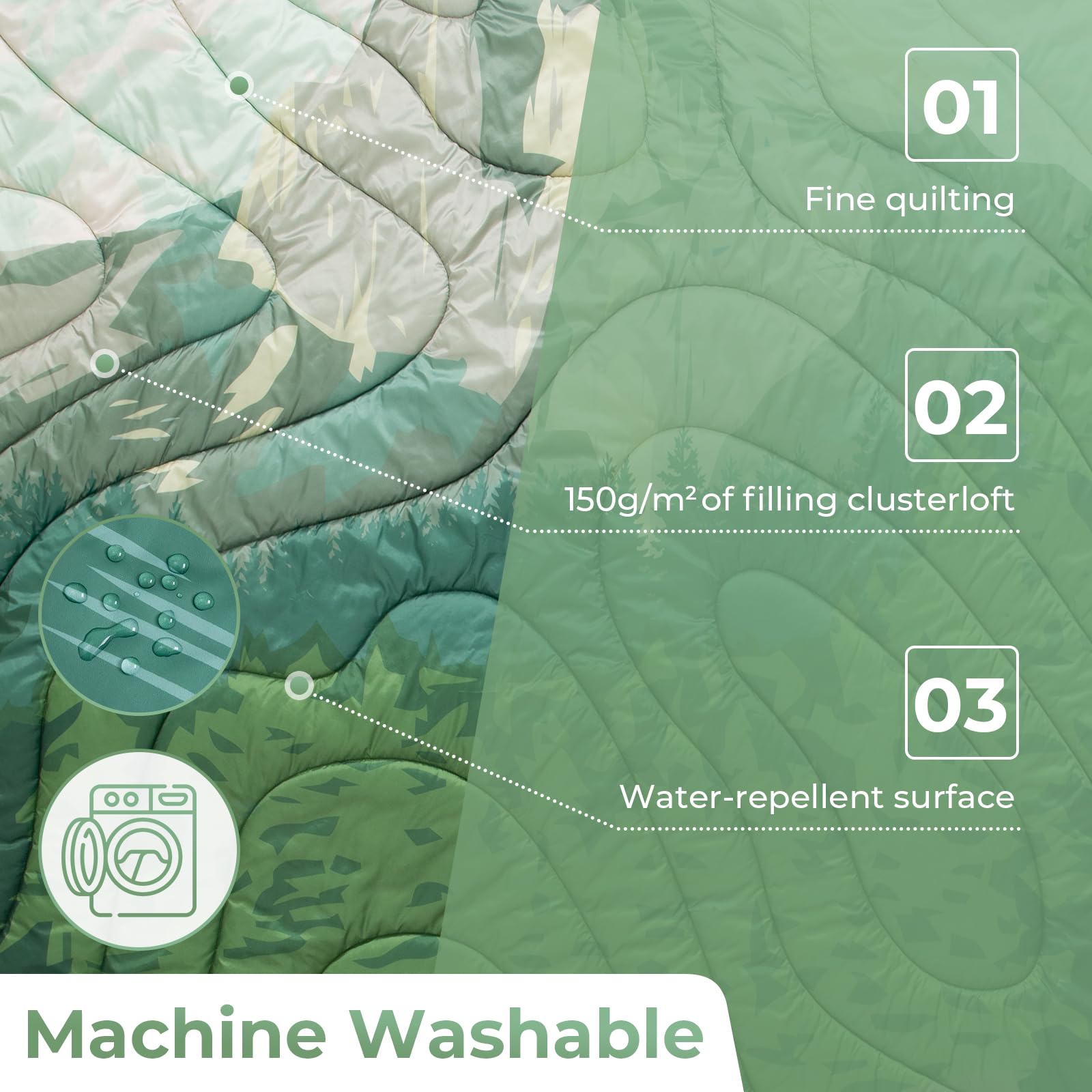 KingCamp BLANKET SMART 150 XL Lightweight Camping Blanket