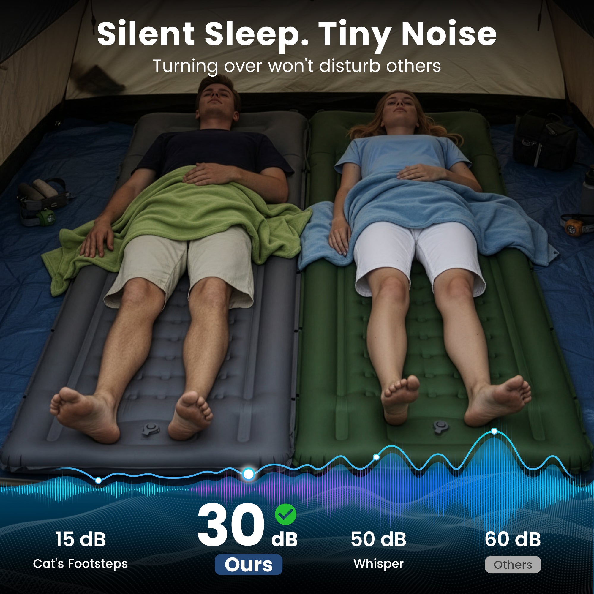 DELUXE 12 Inflatable Sleeping Pad