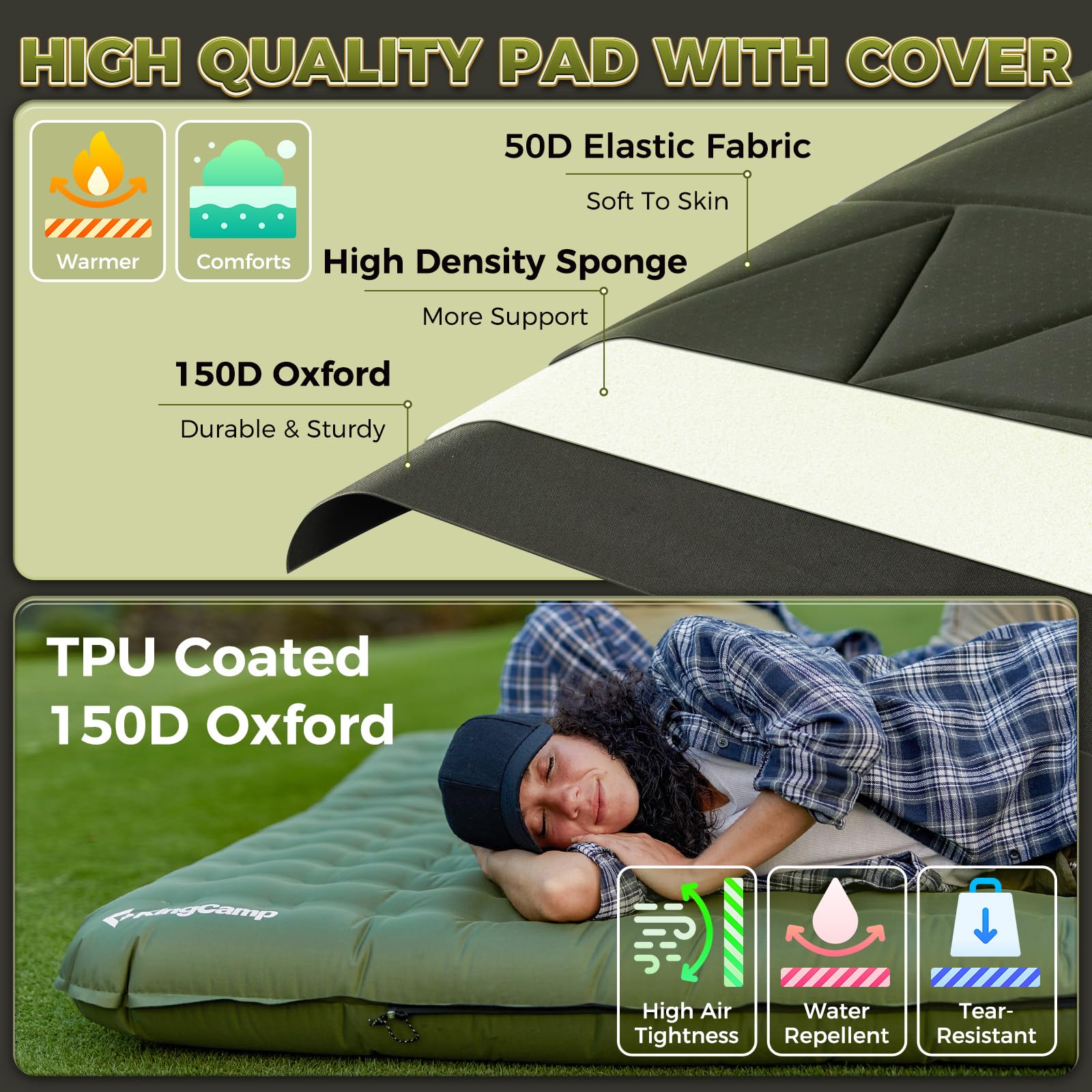 KingCamp GORGEOUS DOUBLE 17 Double Air Pad