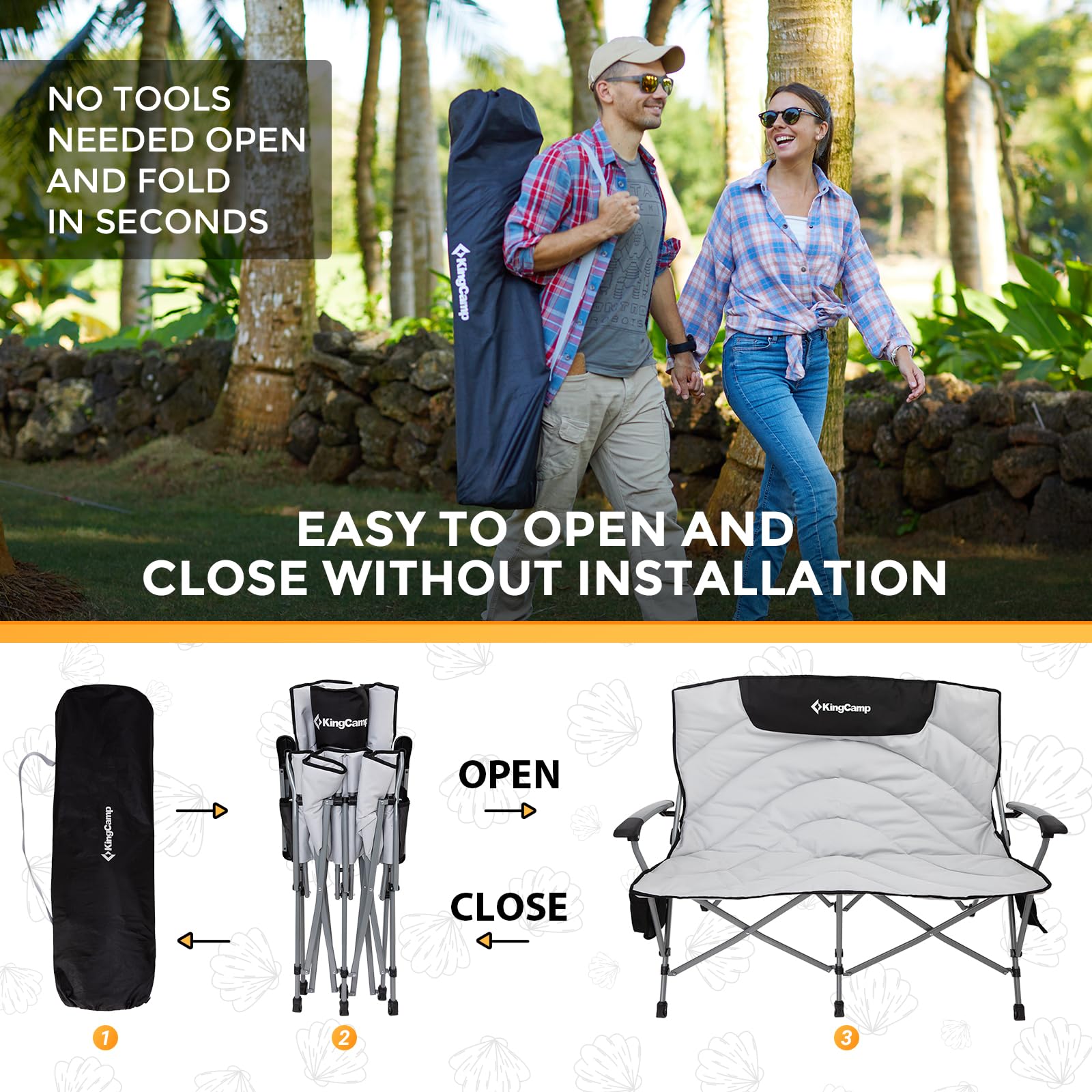 KingCamp POLAR C20 Loveseat