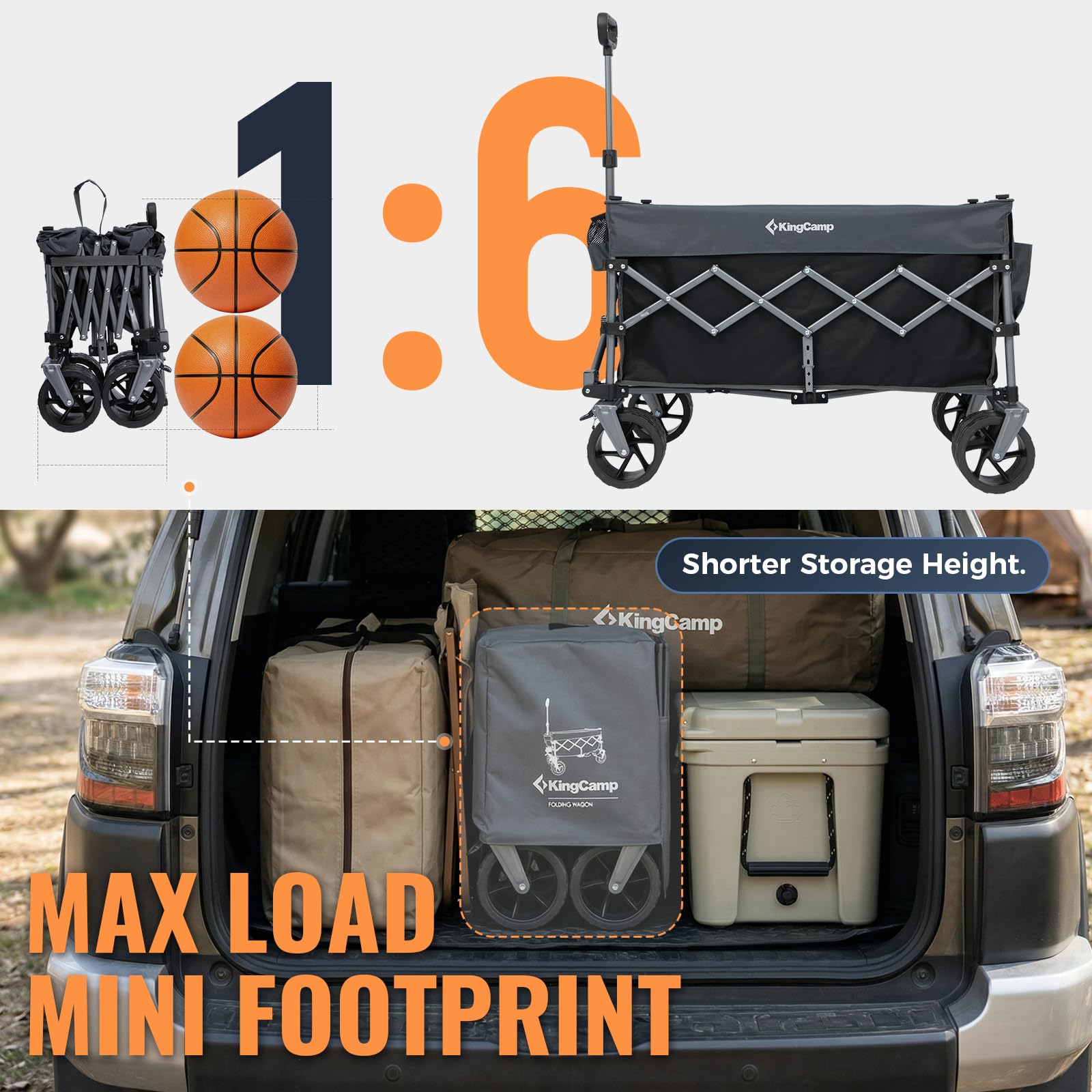 TrailMate L7 Heavy Duty Folding Wagon