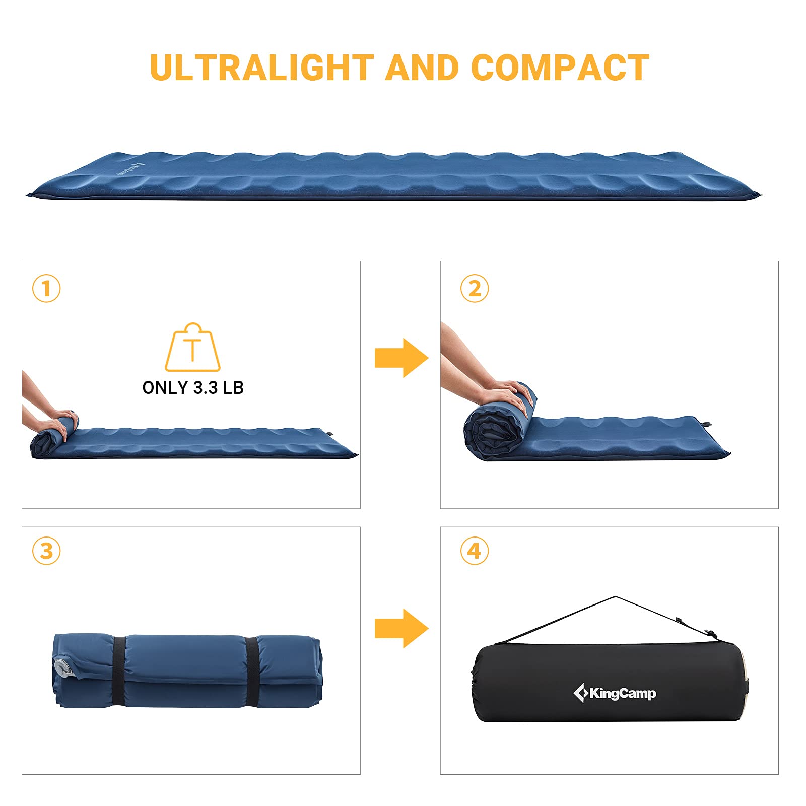 KingCamp PARADOX 5 Self-Inflating Sleeping Pad