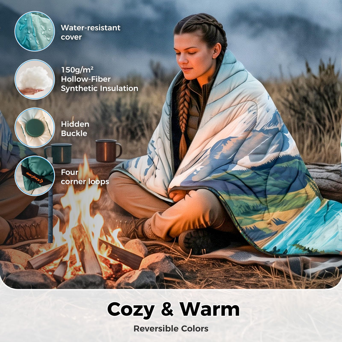 SMART 150 XL Ultralight Camping Blanket