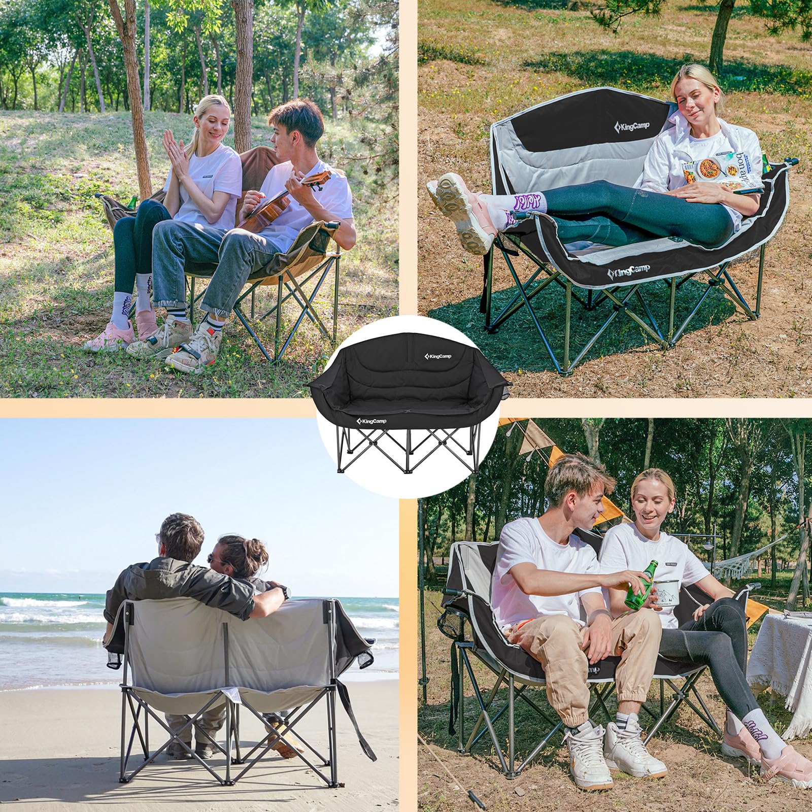 KingCamp Loveseat Sofa for Double