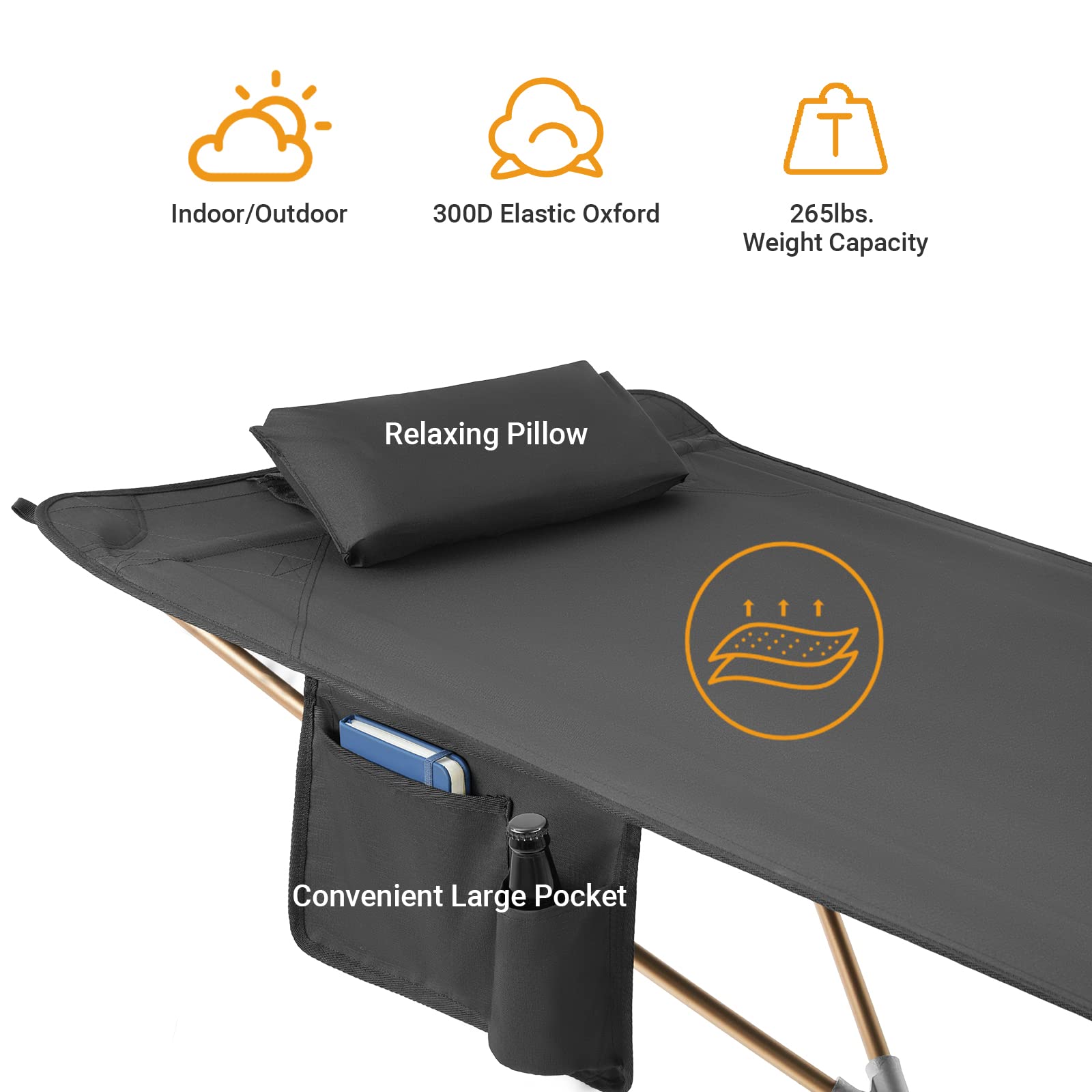 Ultralight Folded Hammock Stand | RED DOT Award 2019