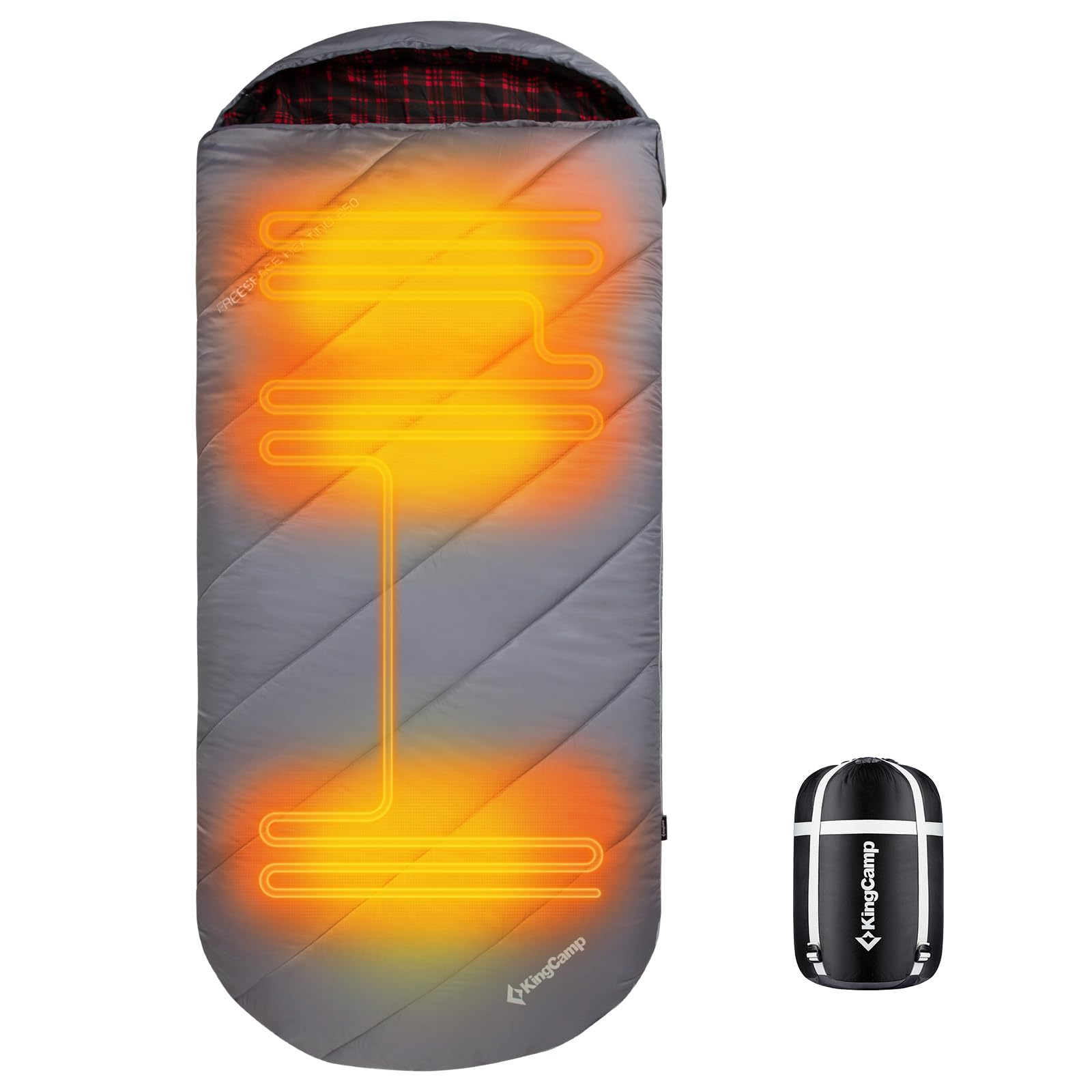 KingCamp FREESPACE HEATING 250 Heated Sleeping Bag