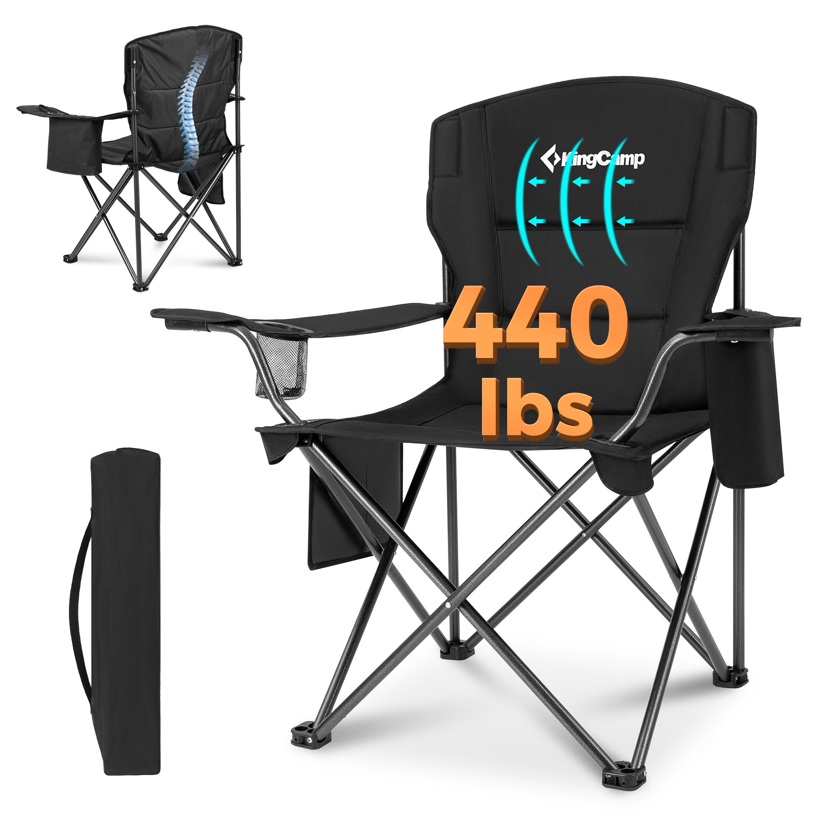 Oversized Outdoor Camping Folding Chair