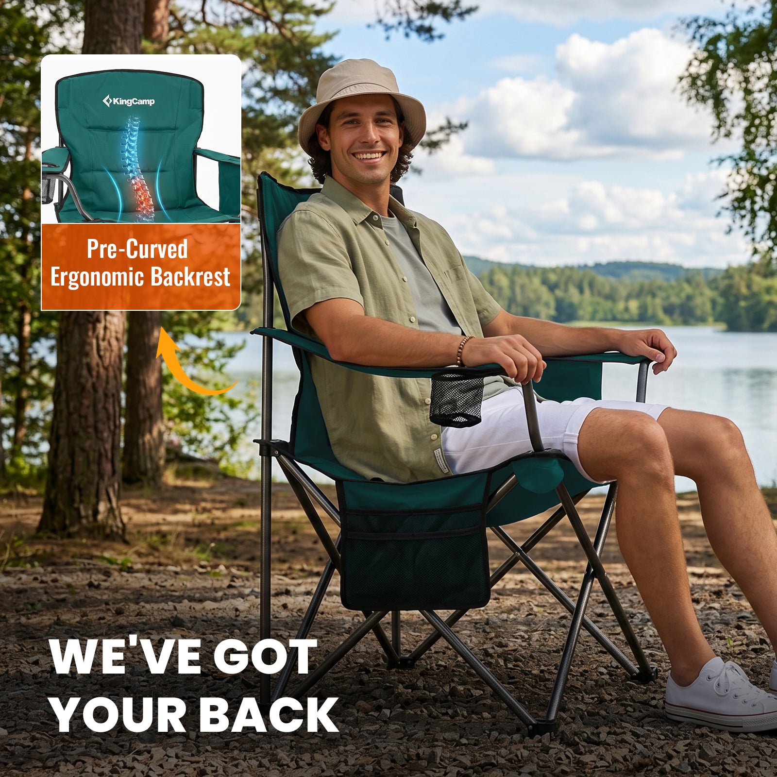 Oversized Outdoor Camping Folding Chair