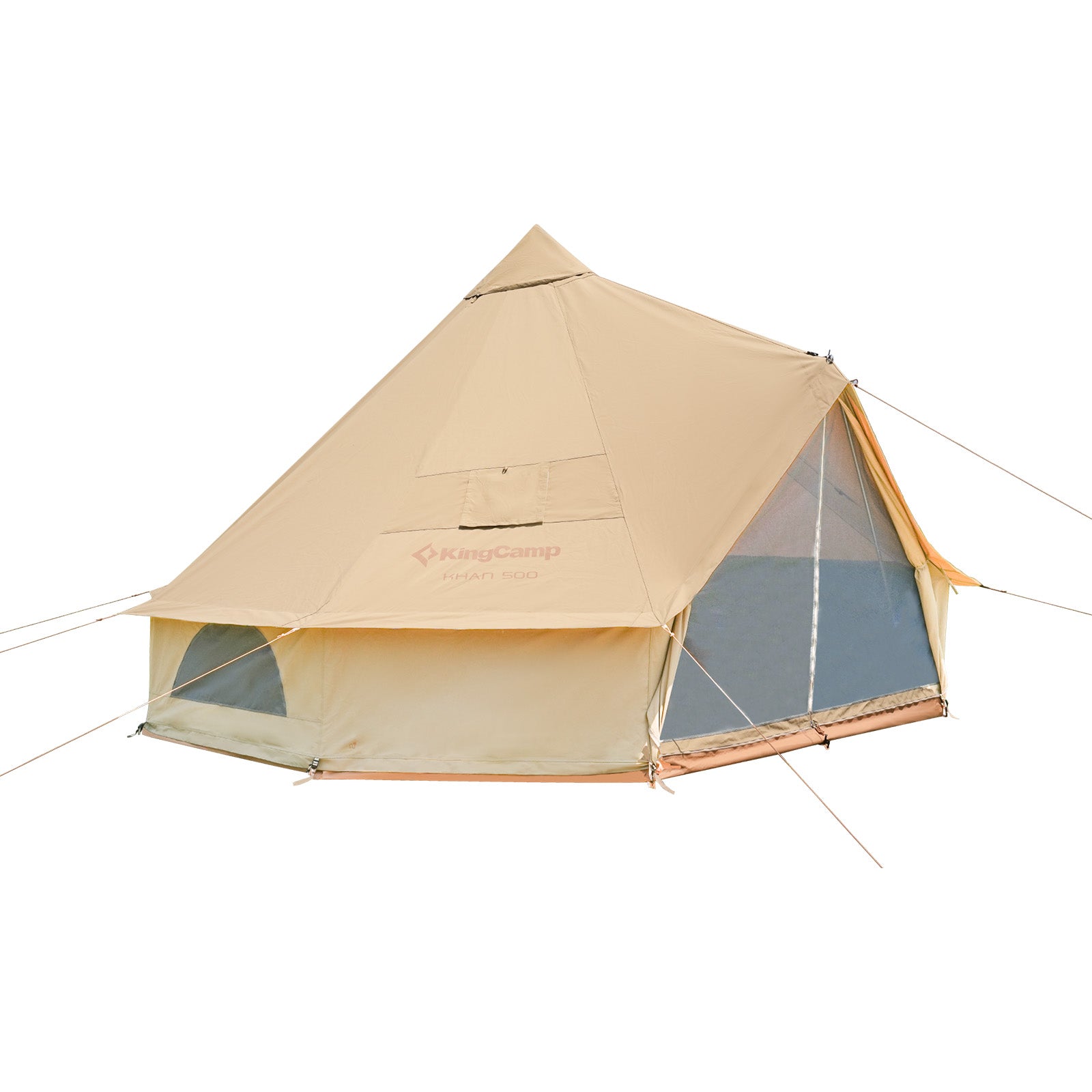 KingCamp KHAN 400/ 500 Canvas Bell Tents Upgraded