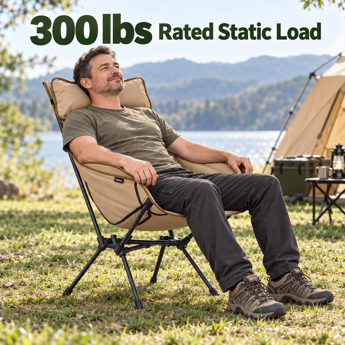 BALSA C20 Padded High Back Camping Chair