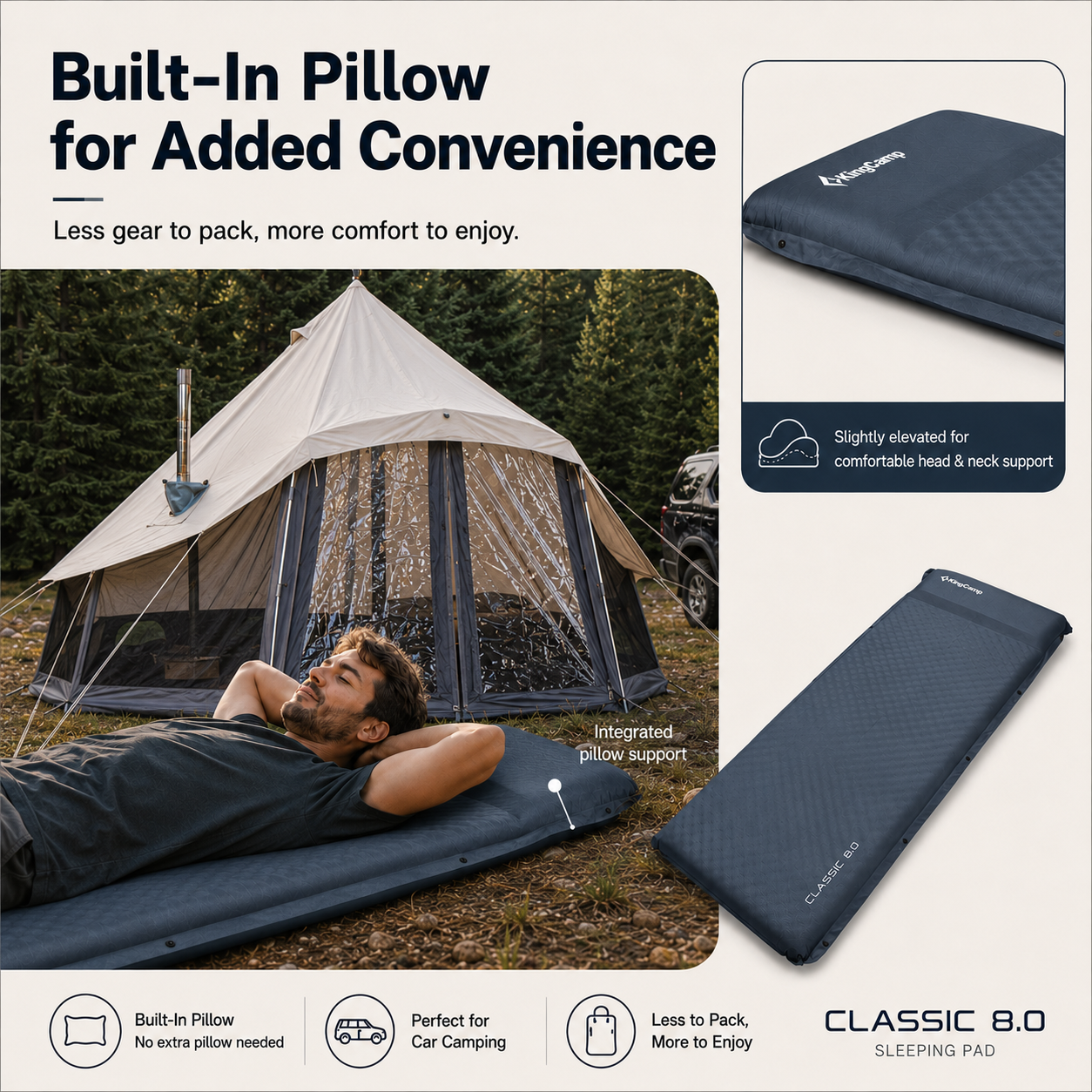 CLASSIC 8.0 Self-Inflating Sleeping Pad