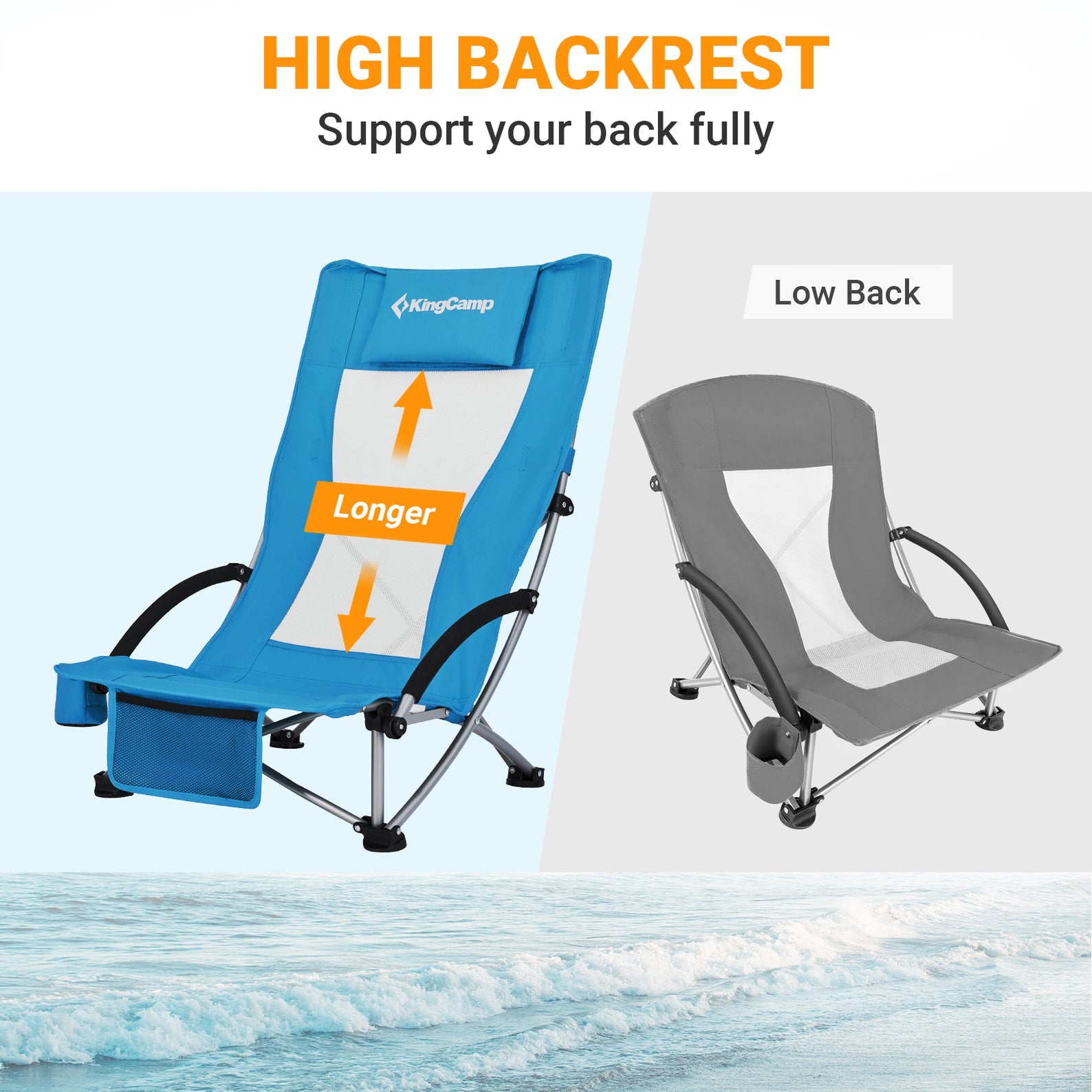 High Back Beach Chair