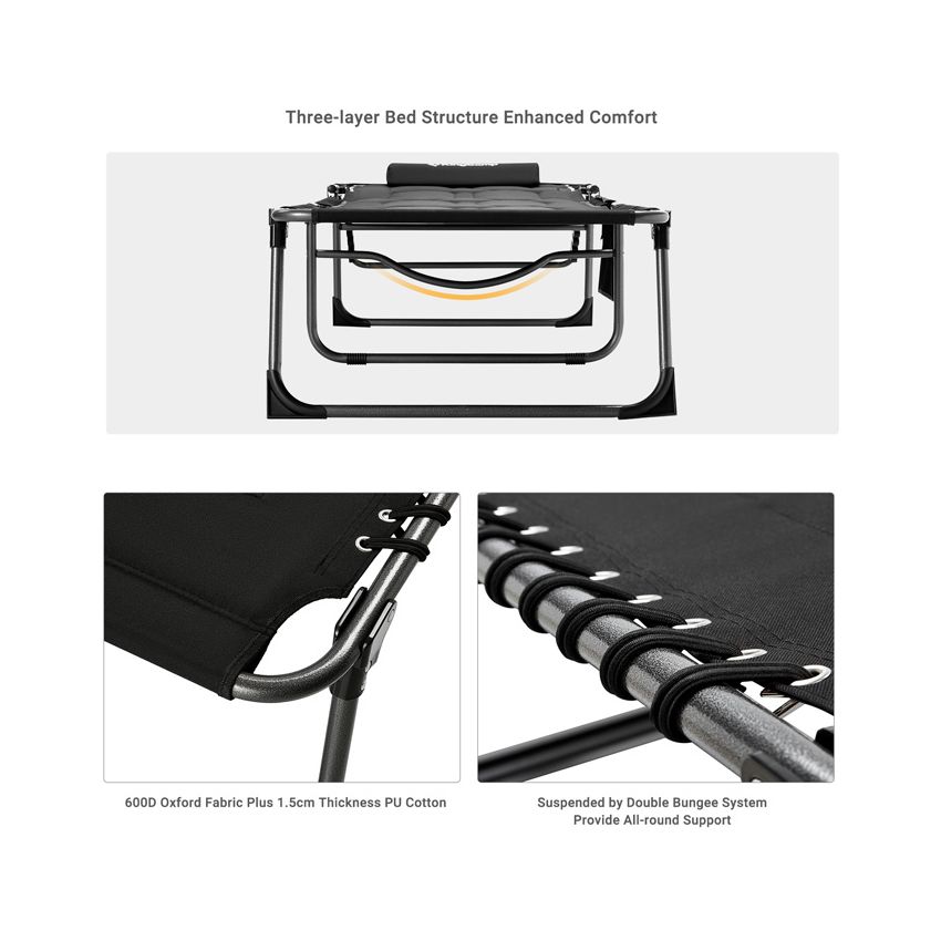 KingCamp BAVARIA Comfort Adjustable Cot