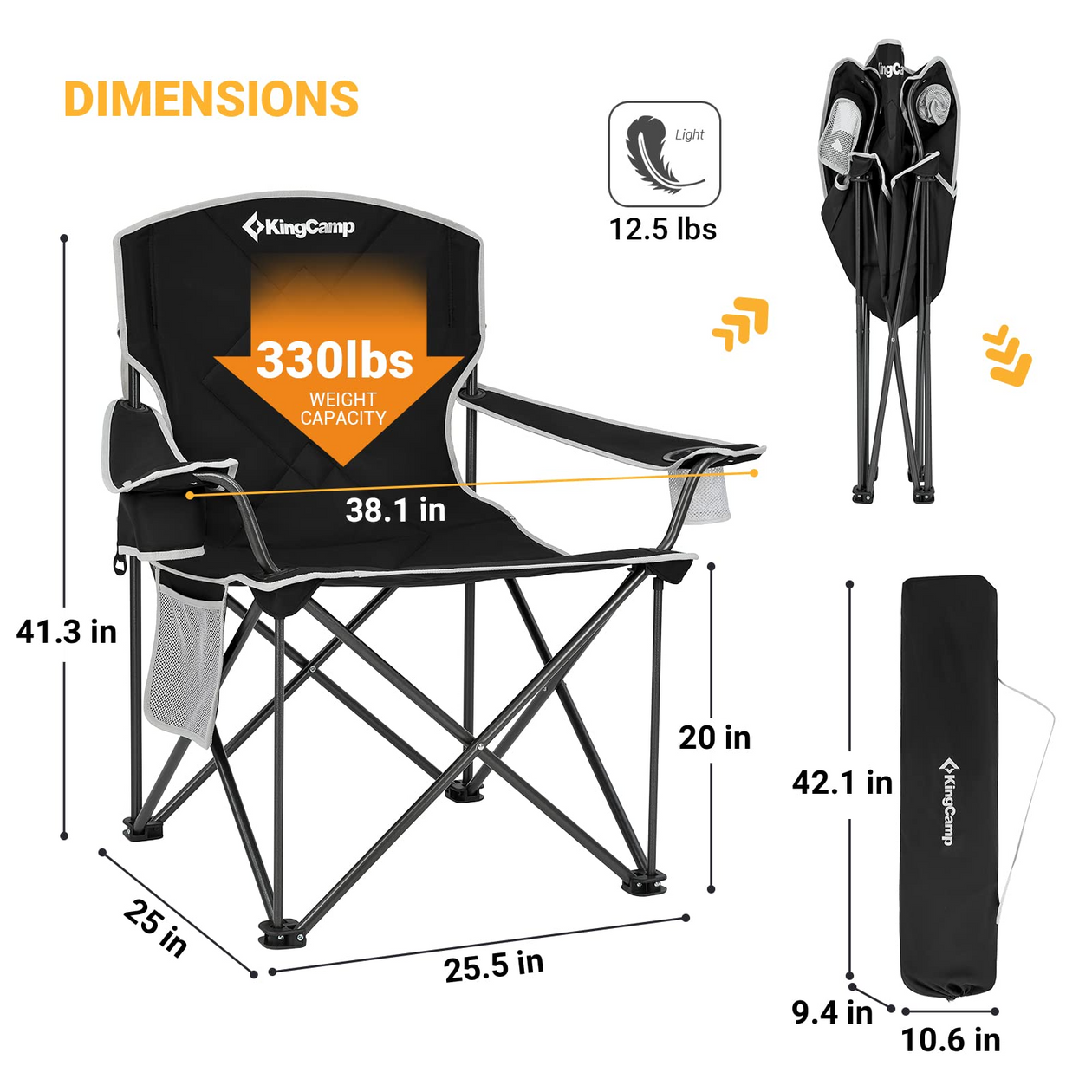 Oversized Folding Camping Chair