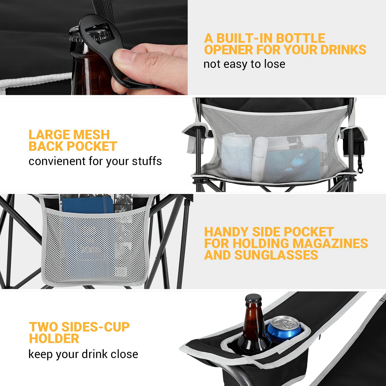 Oversized Folding Camping Chair