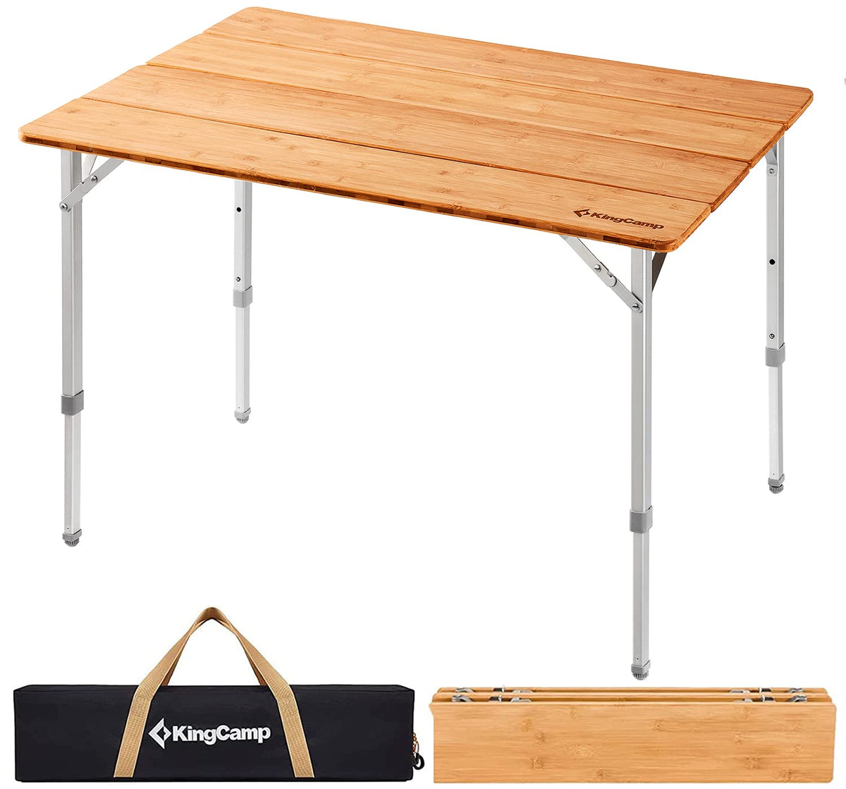 KingCamp BAMBOO 9595 アウトドアテーブル ナチュラル KingCamp (キングキャンプ) アウトドアテーブル ナチュラル Bamboo
