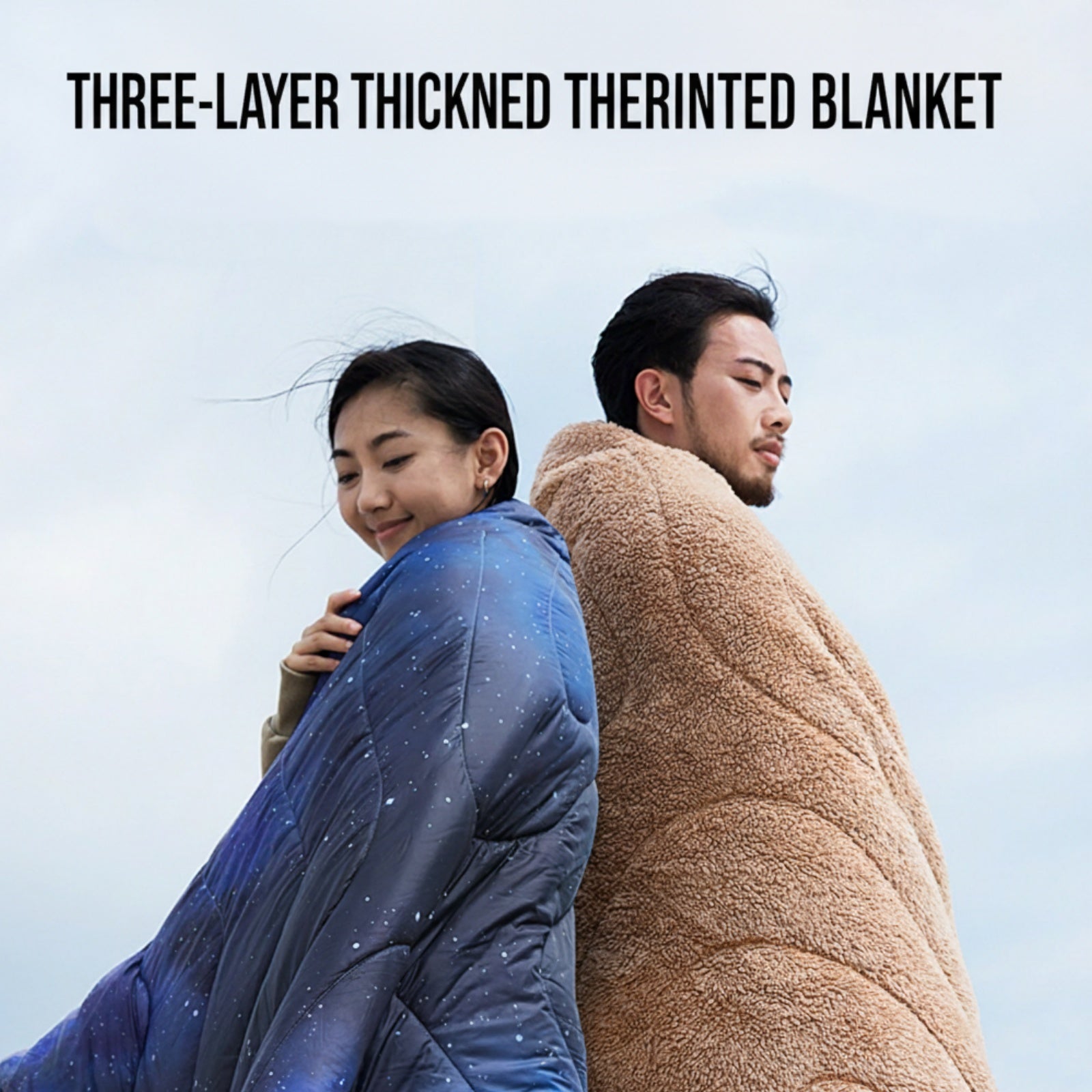 KingCamp Boho Printed Wearable Camping Blanket Starry Night Large Sherpa & Water-Resistant Picnic Blanket for Outdoor Concerts, Beach & Travel