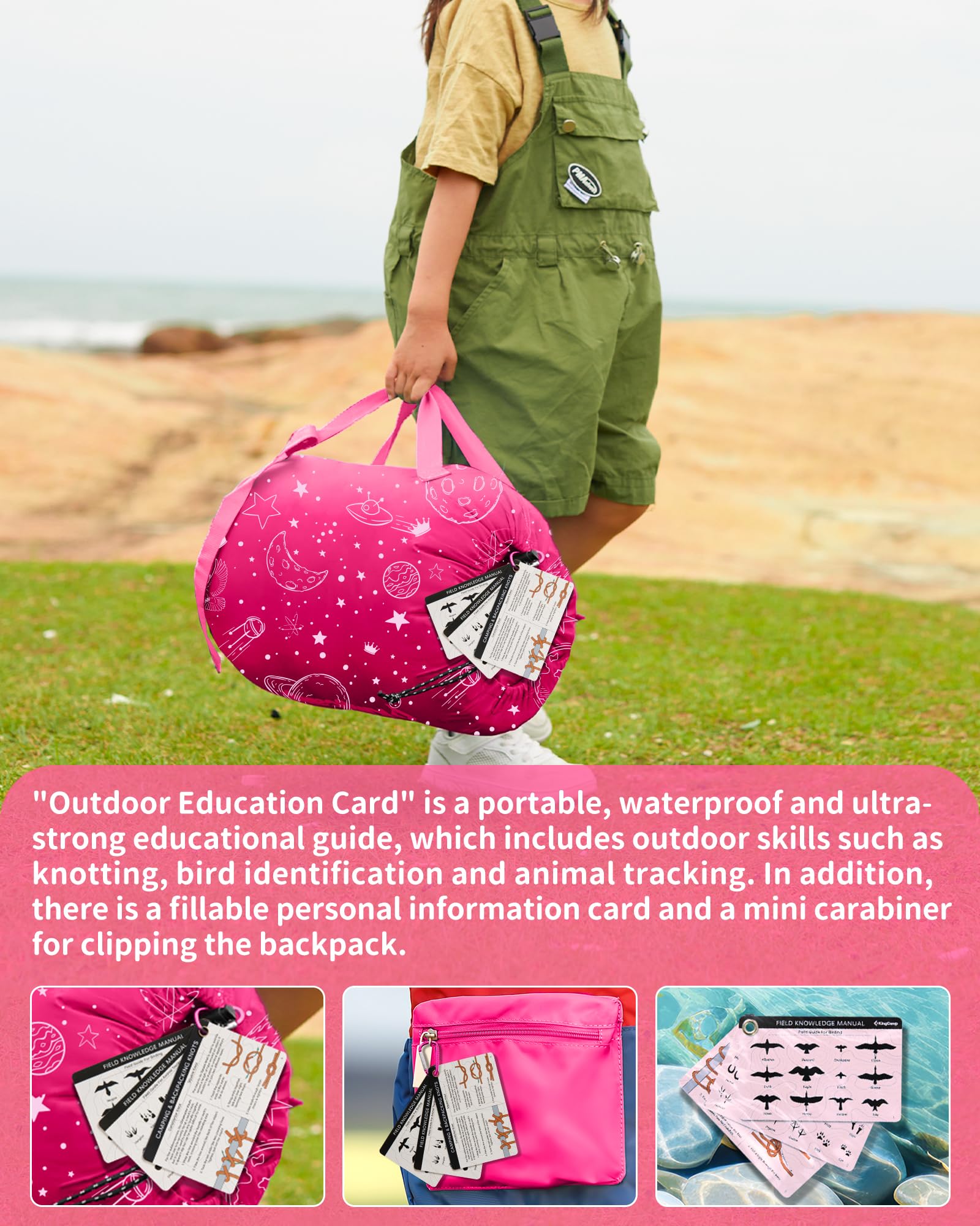 KingCamp Galaxy Zoo C 300 Kids Sleeping Bag ¨C Adjustable Length