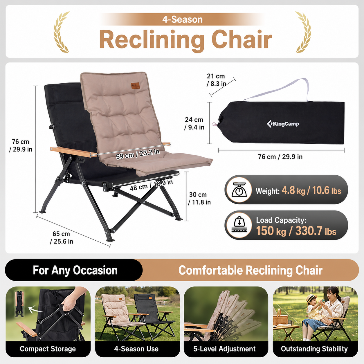 MANGROVE C10 Folding Camping Chair