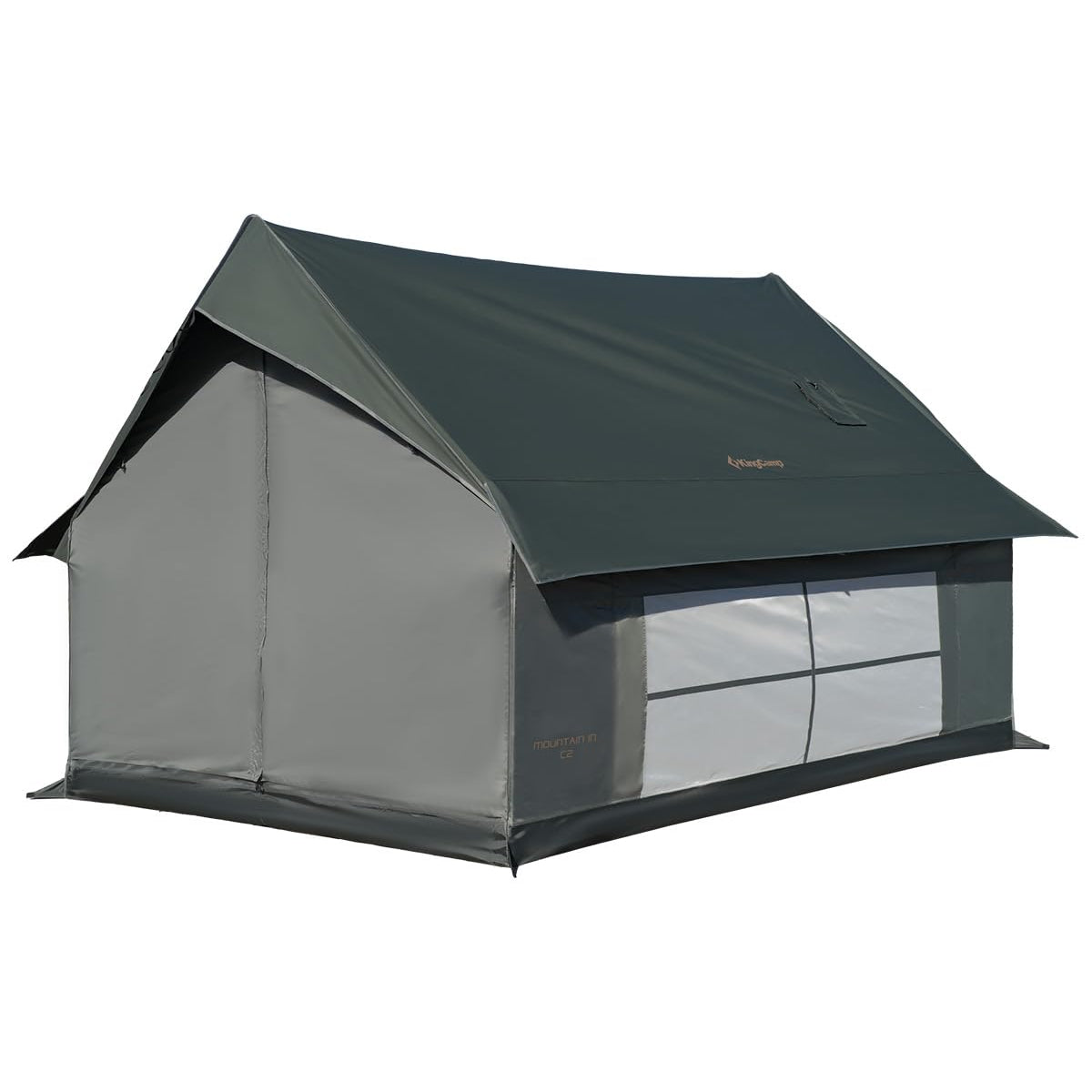 KingCamp MOUNTAIN IN C2 Canvas Cabin Tent 8' x 11' Green