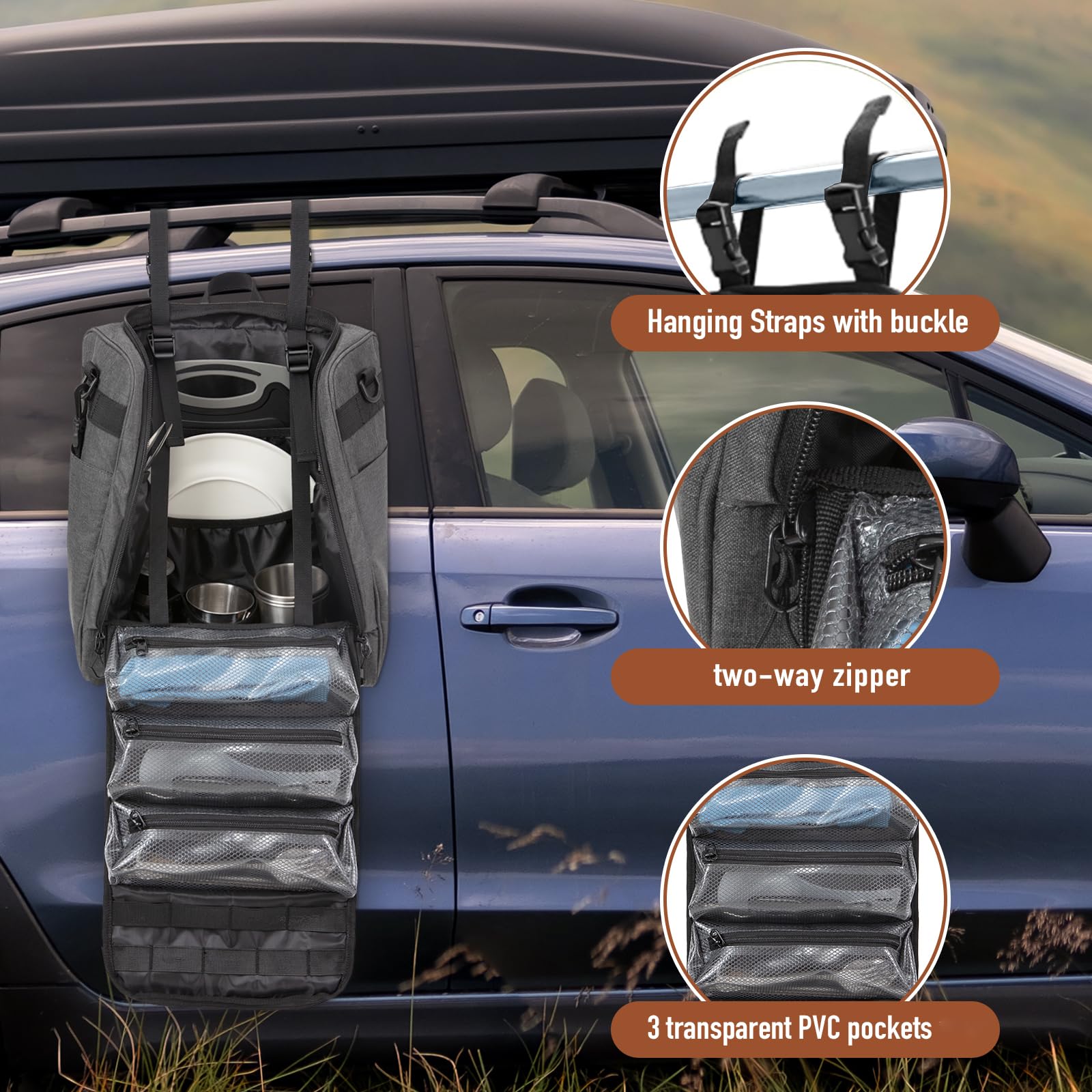 KingCamp Picnic Backpack Tactical Kitchen Storage Bag - 17Liters_01