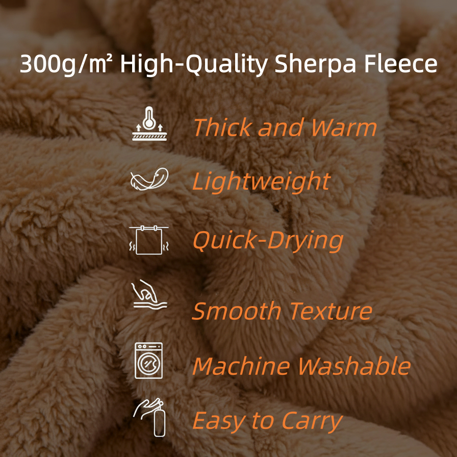 KingCamp Sherpa Sleeping Bag Blanket 2-in-1 for Camping, Car & Home Lightweight & Packable