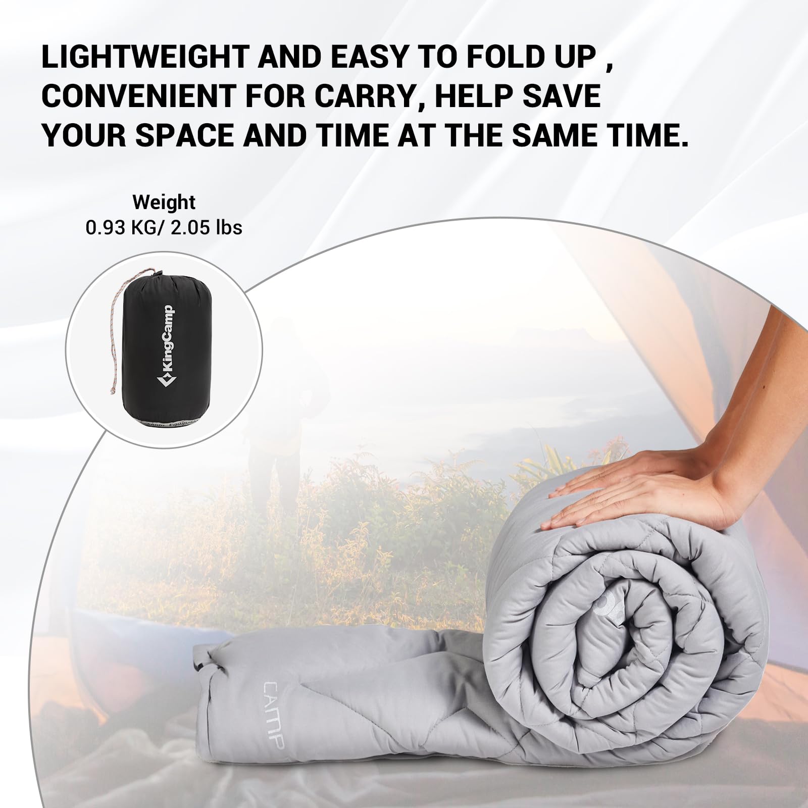 Extra Thick Camping Sleeping Cot Cotton Mat