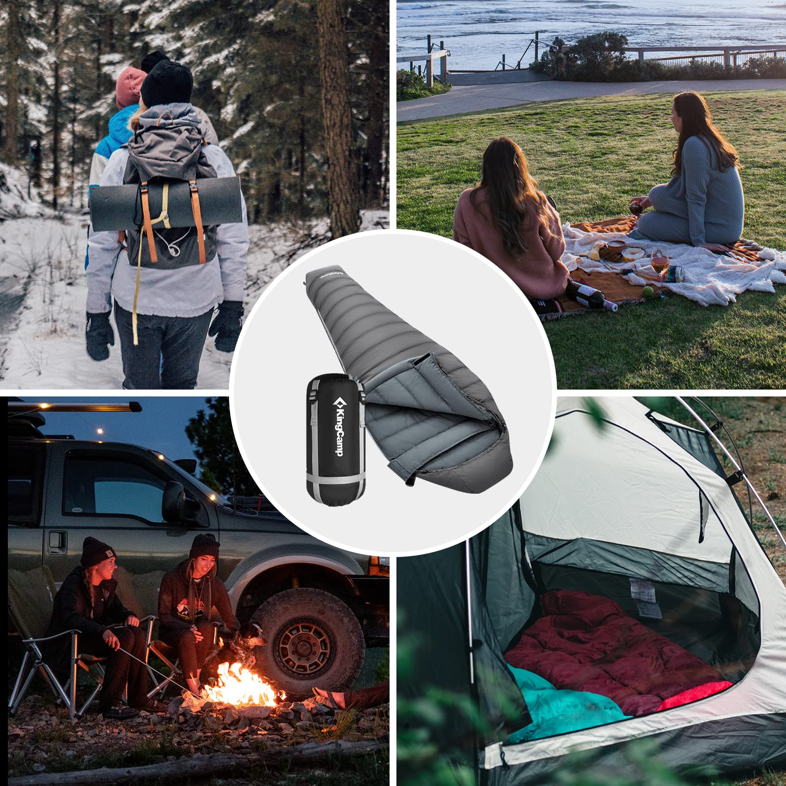 25F Protector 600 Duck Down Mummy Sleeping Bag