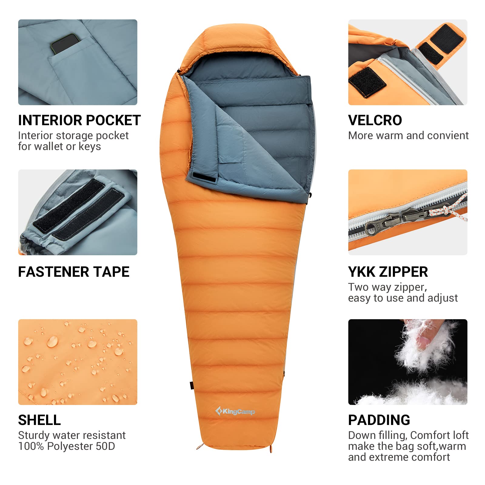 25F Protector 600 Duck Down Mummy Sleeping Bag