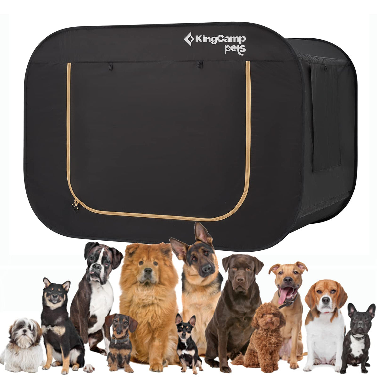 tent for dog camping KingCamp POP UP XXL Pet Tent