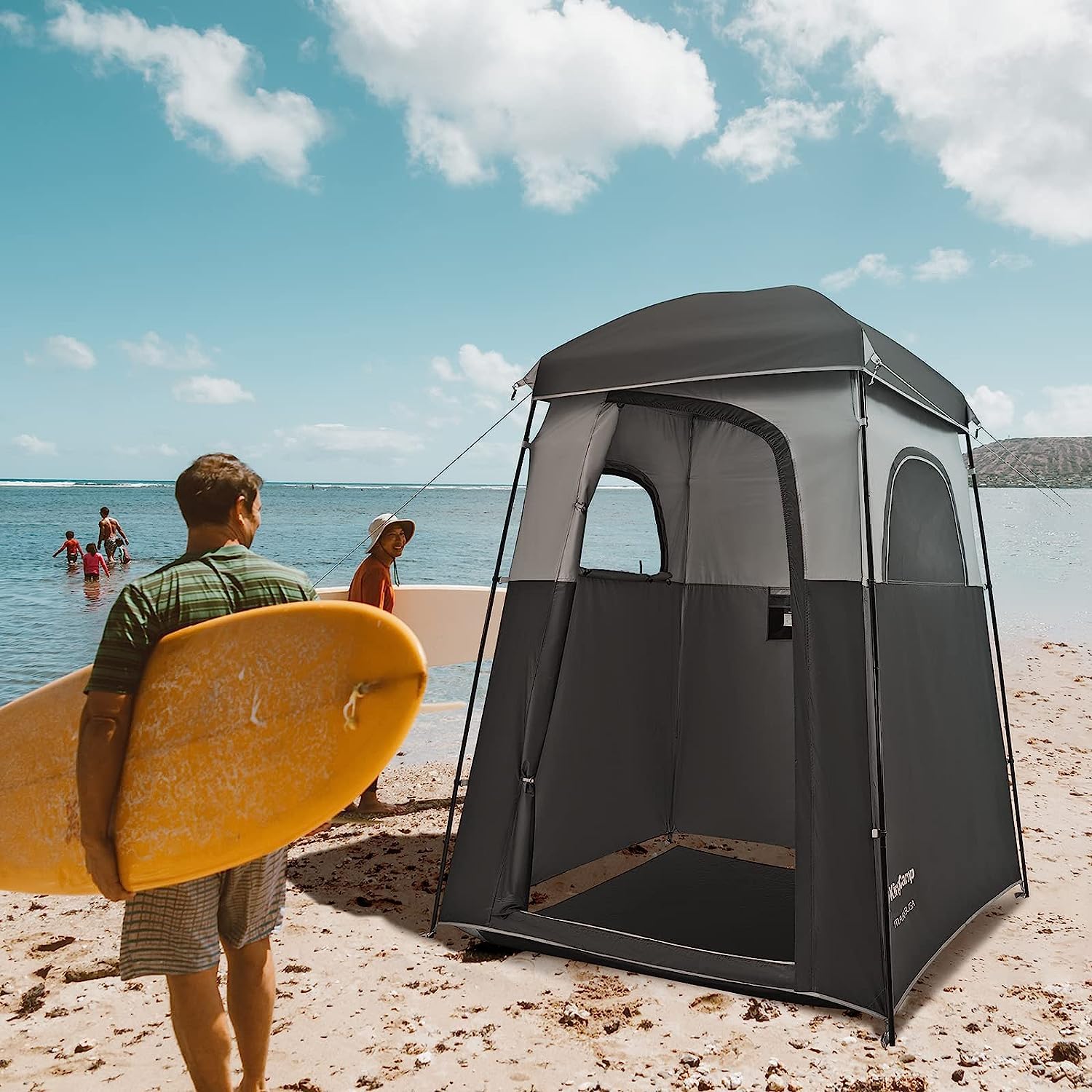 Single Room Shower Tent with Solar Shower Set