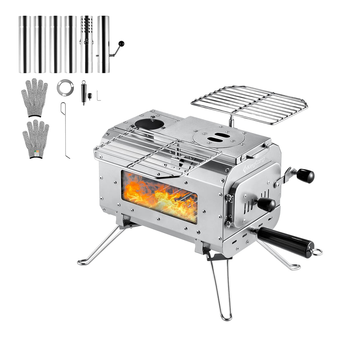 KingCamp Surefire Stove M for Tent: Portable, Durable, and