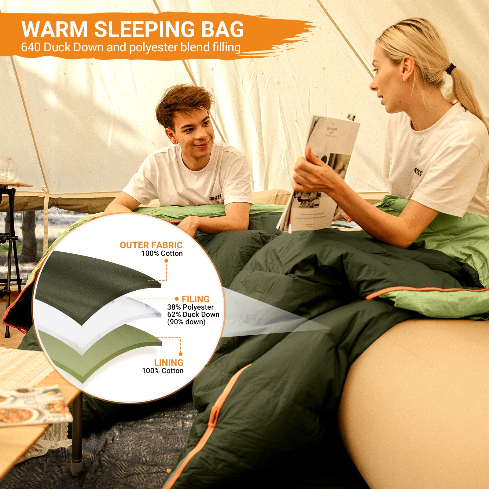 galmping sleeping bag