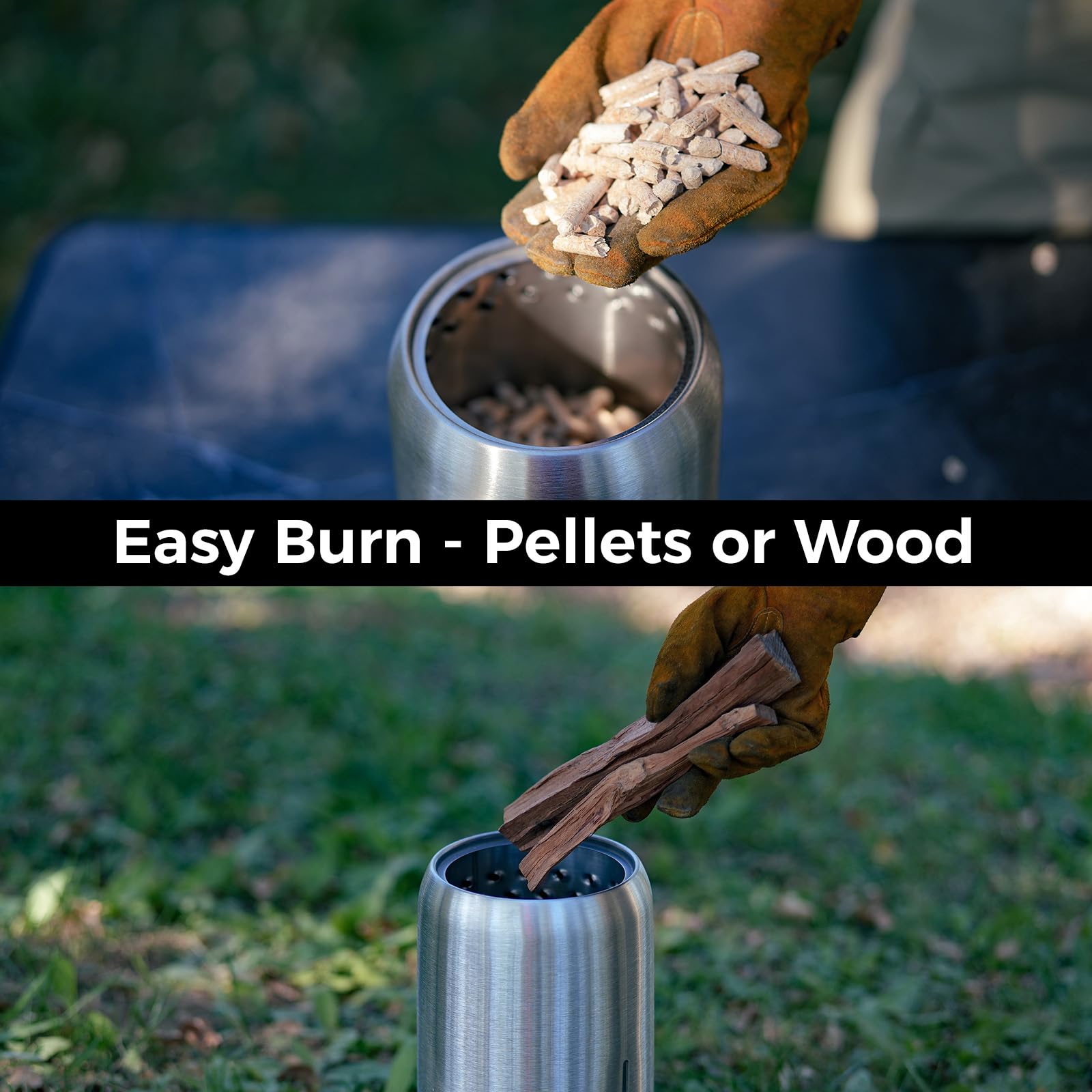 KingCamp Tornado Tabletop Fire Pit with Stand